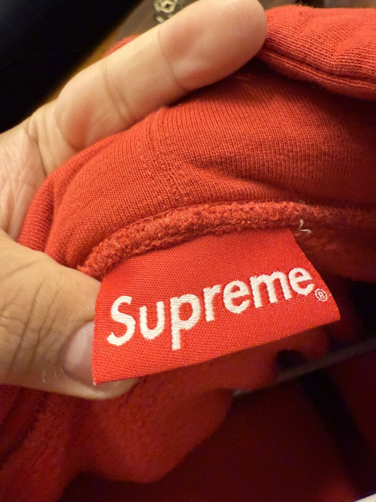 Supreme Supreme Team Red Rhinestone Hooded Hoodie Size XL Size US XL / EU 56 / 4 - 8 Thumbnail