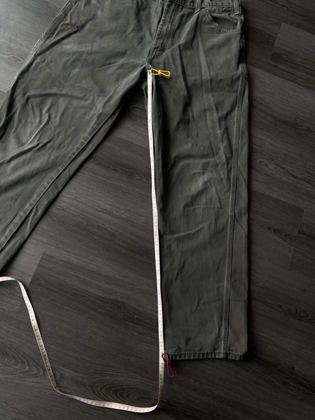 Dickies × Vintage Faded Green Dickies Work Pants Size US 33 - 5 Thumbnail