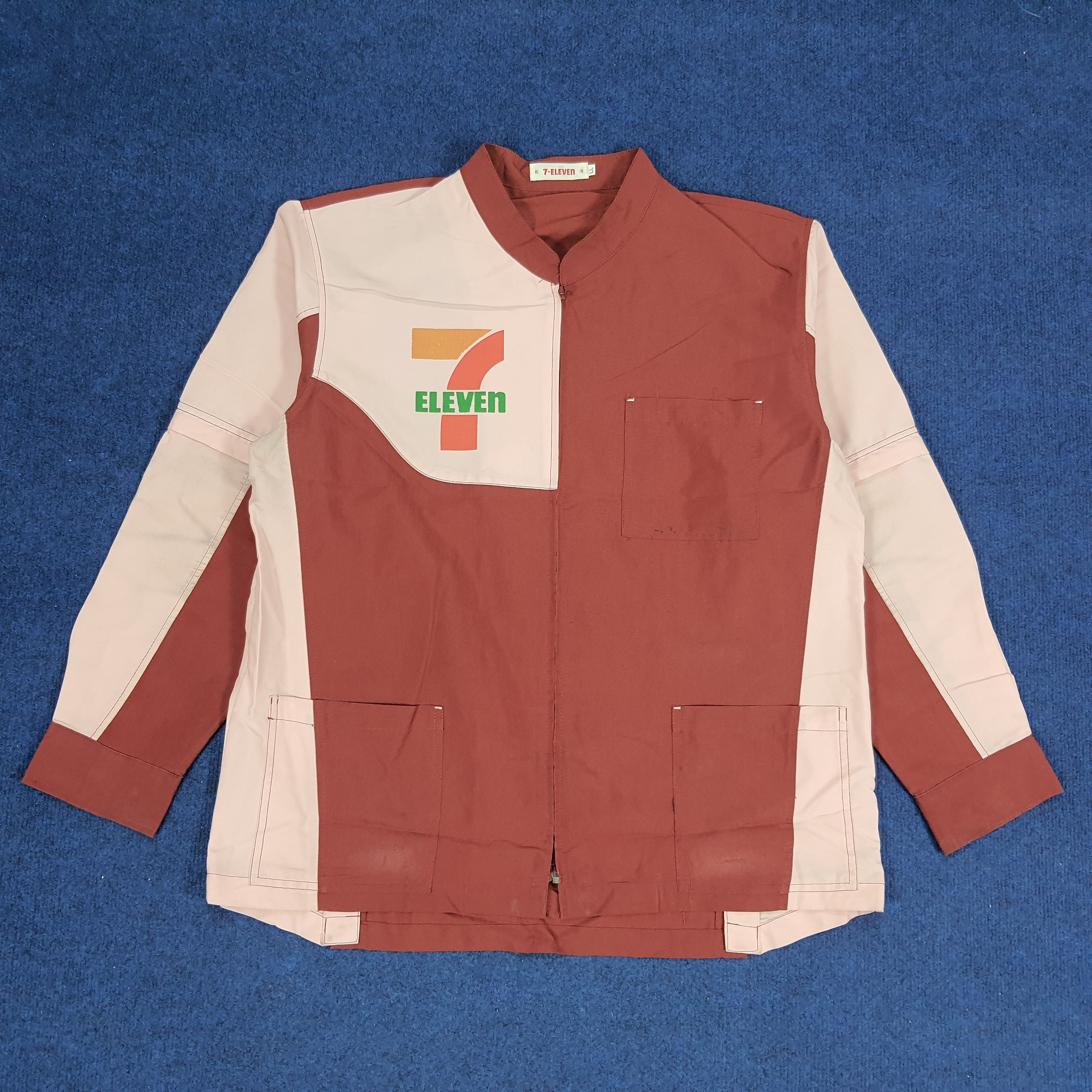 Japanese Brand × Vintage Vintage 7 Eleven Japan Edition Work Staff Uniform Jacket Size US L / EU 52-54 / 3 - 1 Thumbnail