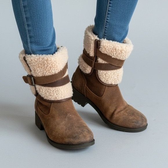 Ugg UGG Women’s Blayre Boot Shearling-Lined Leather Boots Size US 11 / IT 41 - 1 Thumbnail