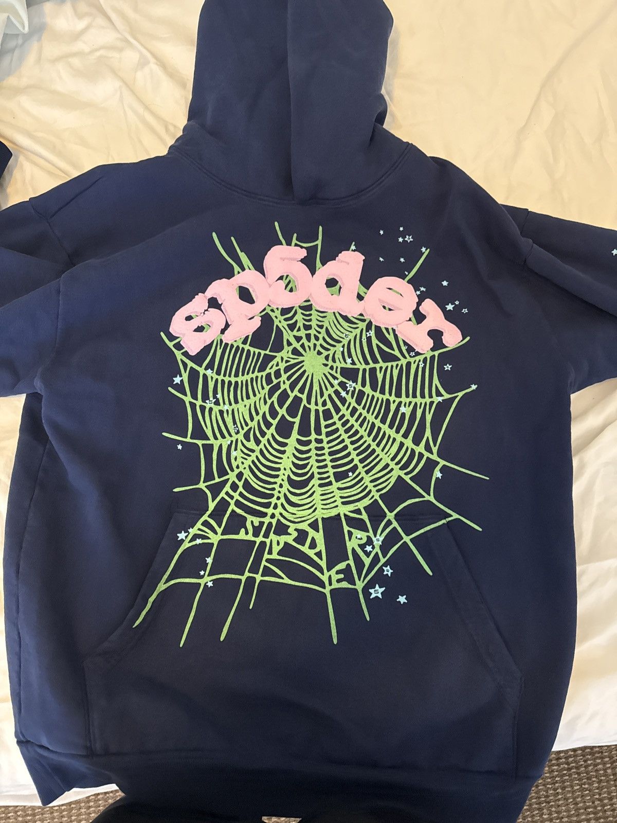 Sp5der Og web hoodie ‘navy’