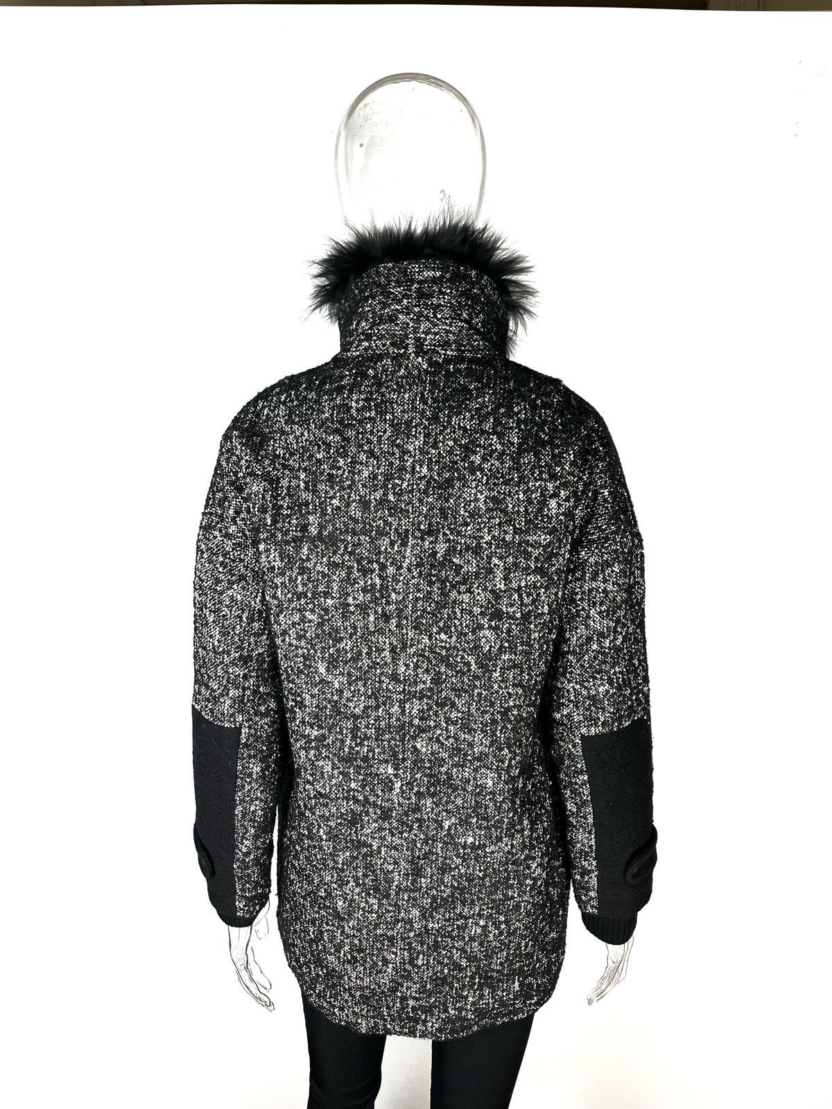 Gerard Darel Gerard Darel tweed coat jacket fur trim collar Size M / US 6-8 / IT 42-44 - 5 Thumbnail