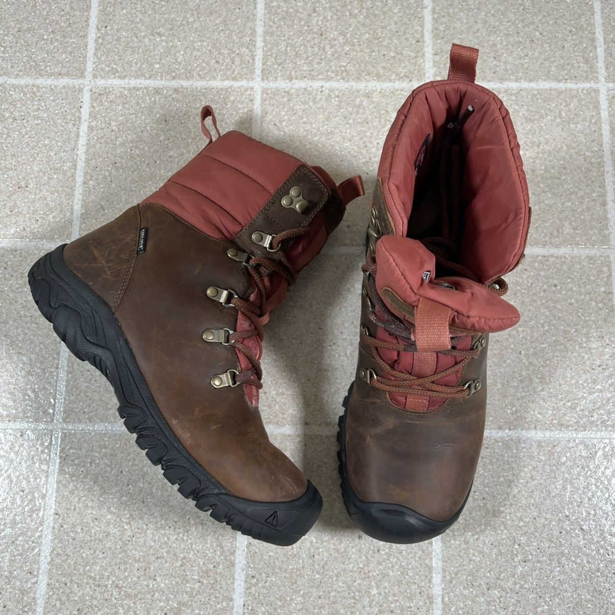 KEEN KEEN Women's Greta Waterproof Boots Hiking Outdoor Size 9.5 Size US 9.5 / IT 39.5 - 2 Thumbnail