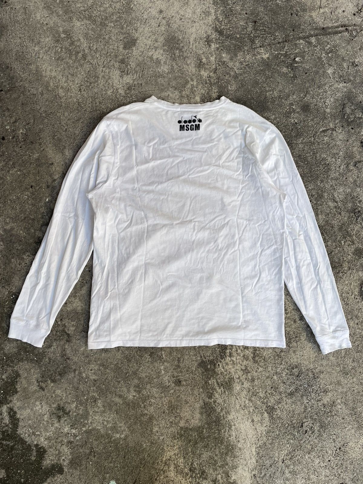 MSGM Diadora Collab MSGM long sleeve Size US L / EU 52-54 / 3 - 3 Thumbnail