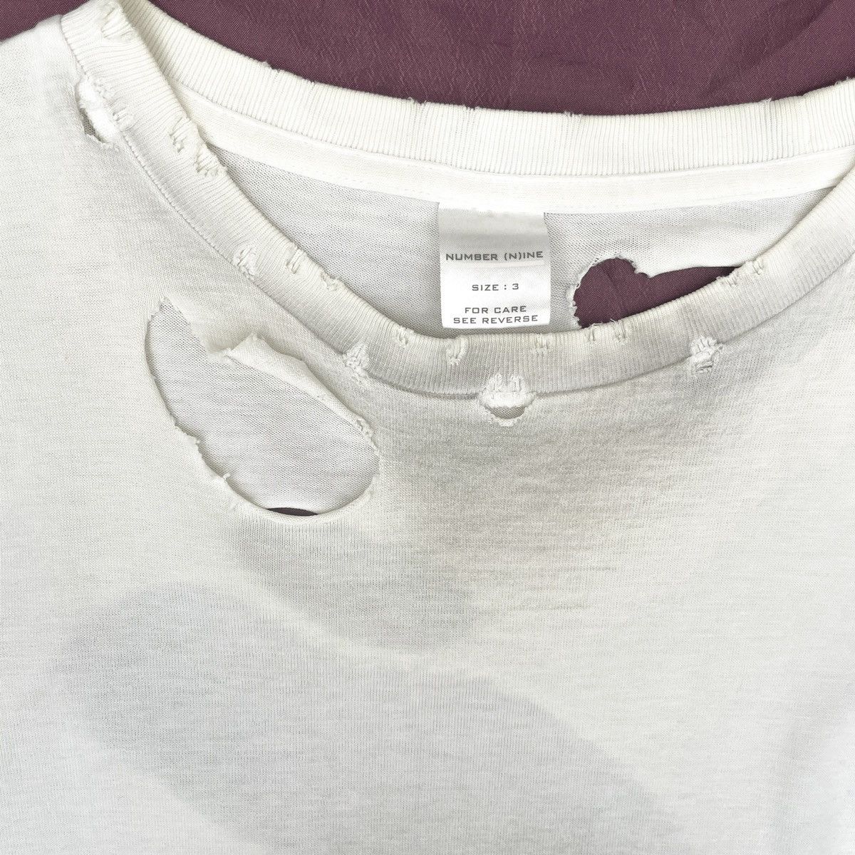 Number (N)ine Number (N)ine SS02 Modern Age distressed shirt | Grailed