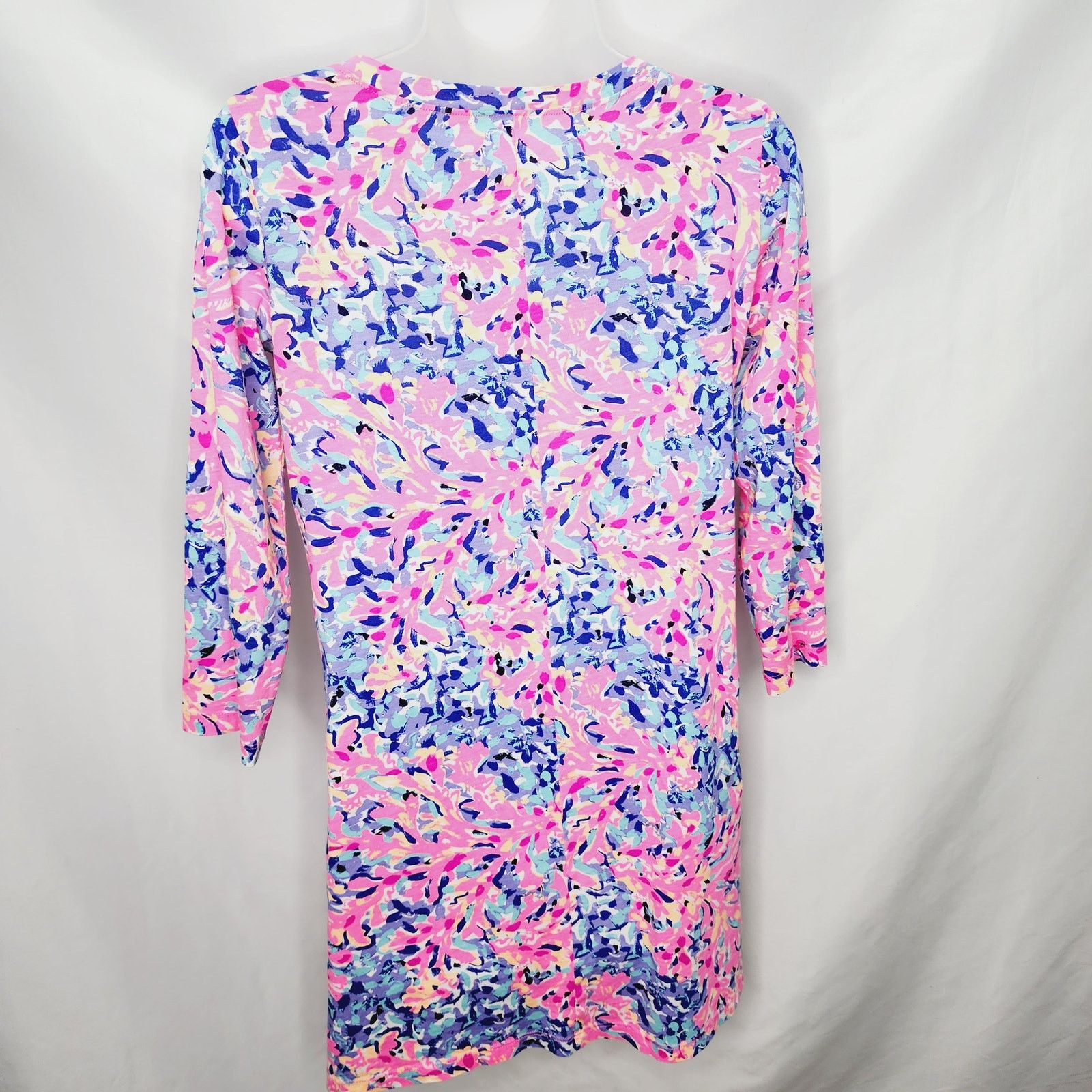 Lilly Pulitzer Lilly Pulitzer Banyan- Coco Coral Crab 3/4 Sleeve Dress Size XS / US 0-2 / IT 36-38 - 11 Thumbnail