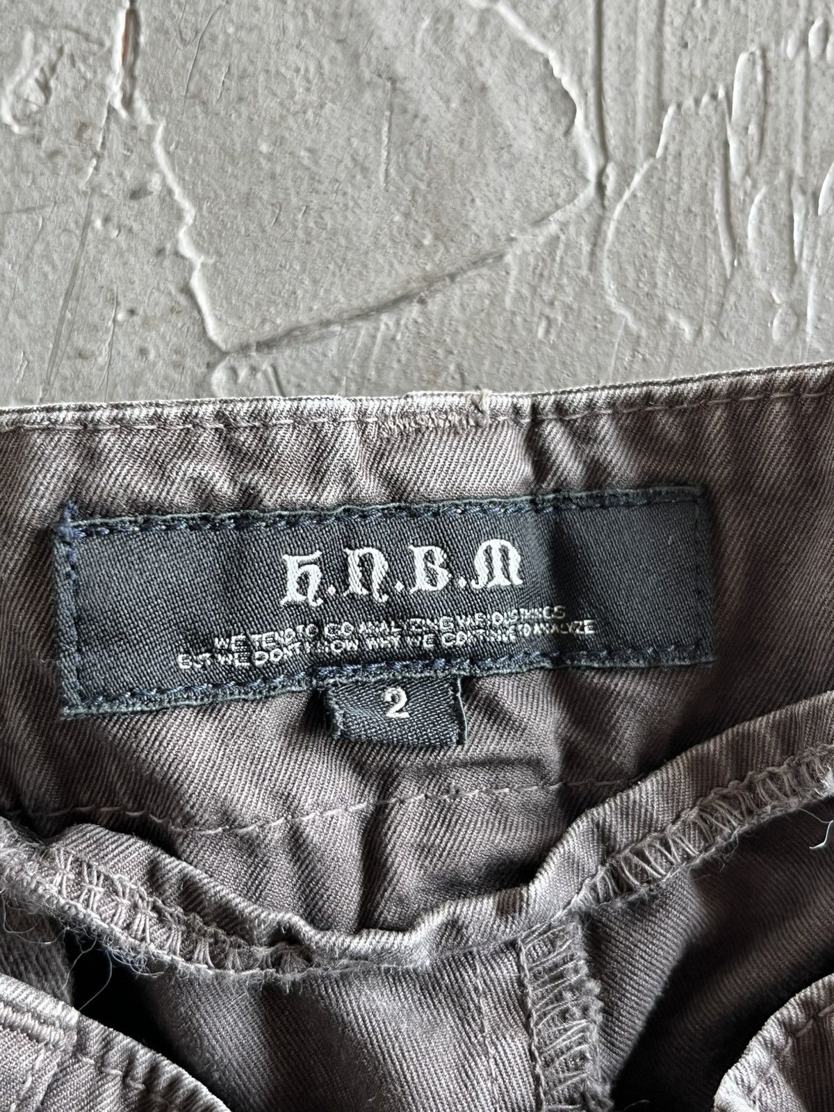 If Six Was Nine × Julius VTG Balenciaga Rick Owens Style Black Cargo Jeans 90s Y2K Size US 32 / EU 48 - 5 Thumbnail