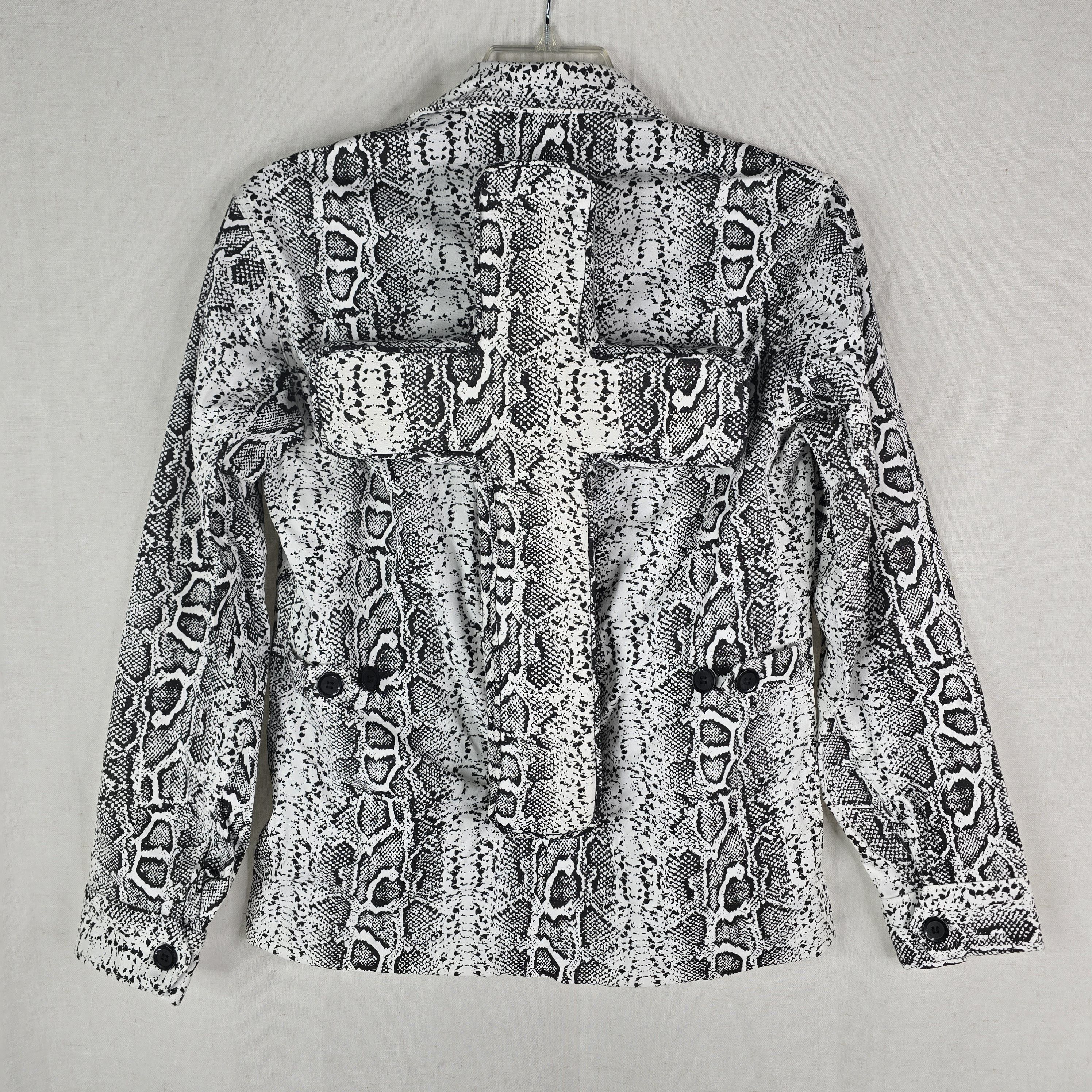 Seventh Heaven Seventh Heaven Mens Small Snake Print Cotton 3D Cross Jacket Size US S / EU 44-46 / 1 - 5 Thumbnail