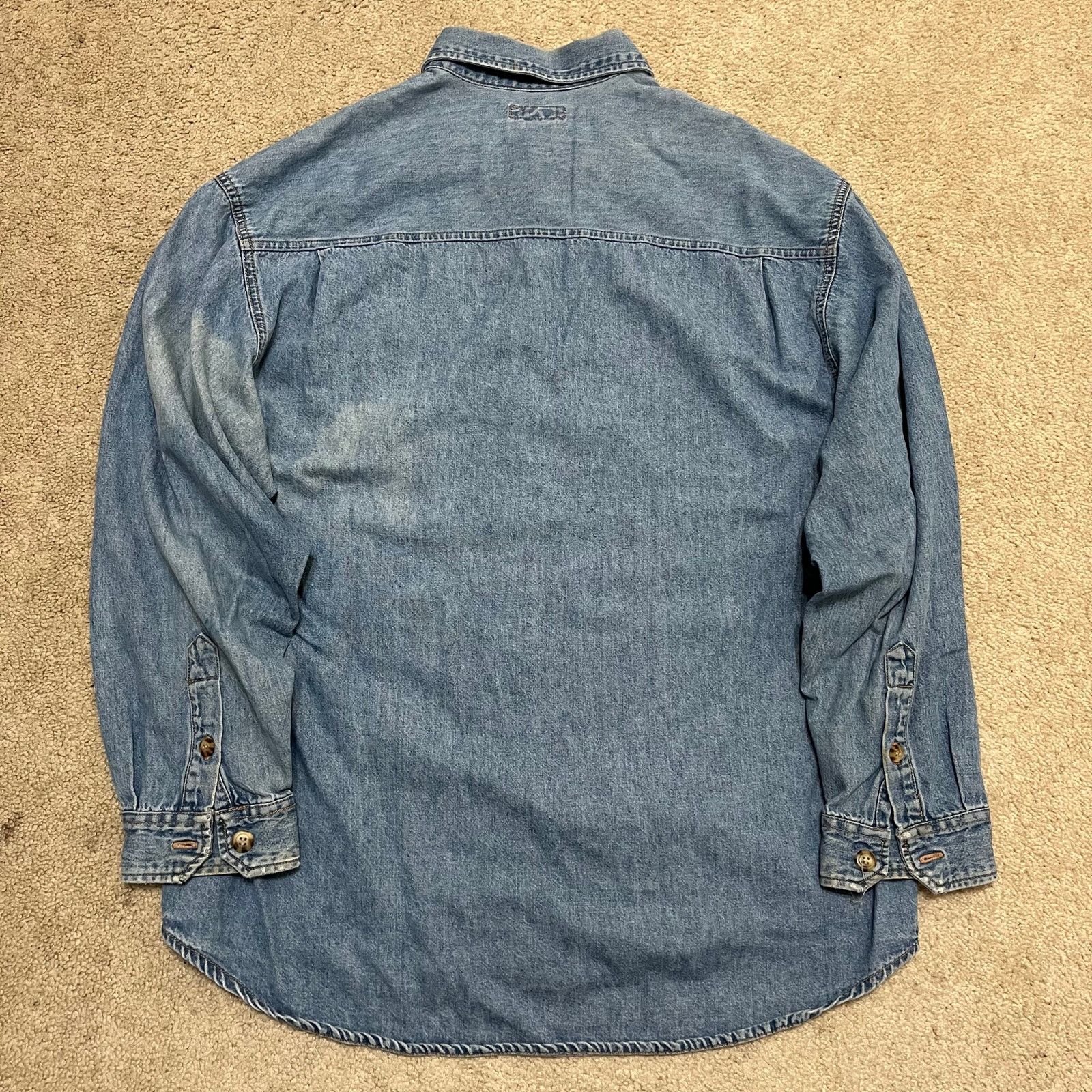 Other Vintage Union Bay Deep Faded Blue Denim Button Up Medium Size US M / EU 48-50 / 2 - 2 Thumbnail