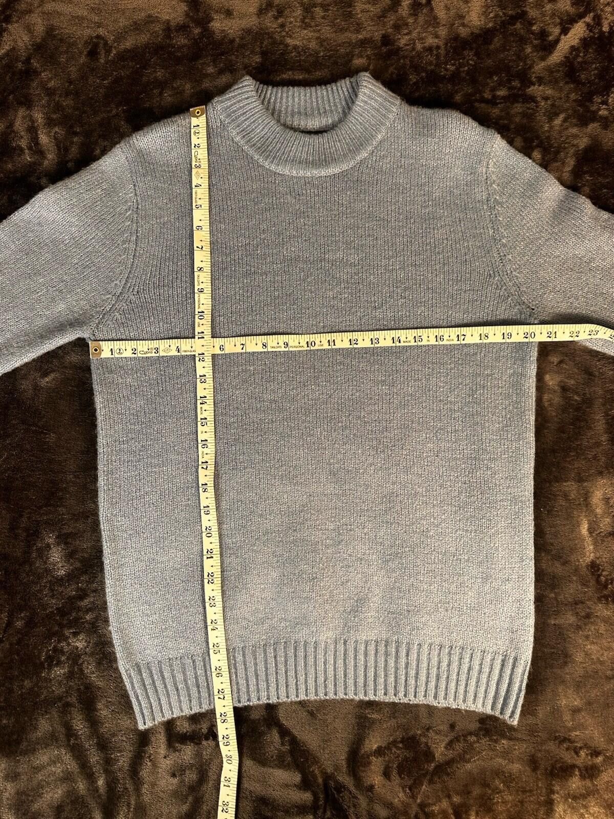 Primark Primark Men's Knit Pullover Sweater Light Blue Size M Size US M / EU 48-50 / 2 - 2 Thumbnail