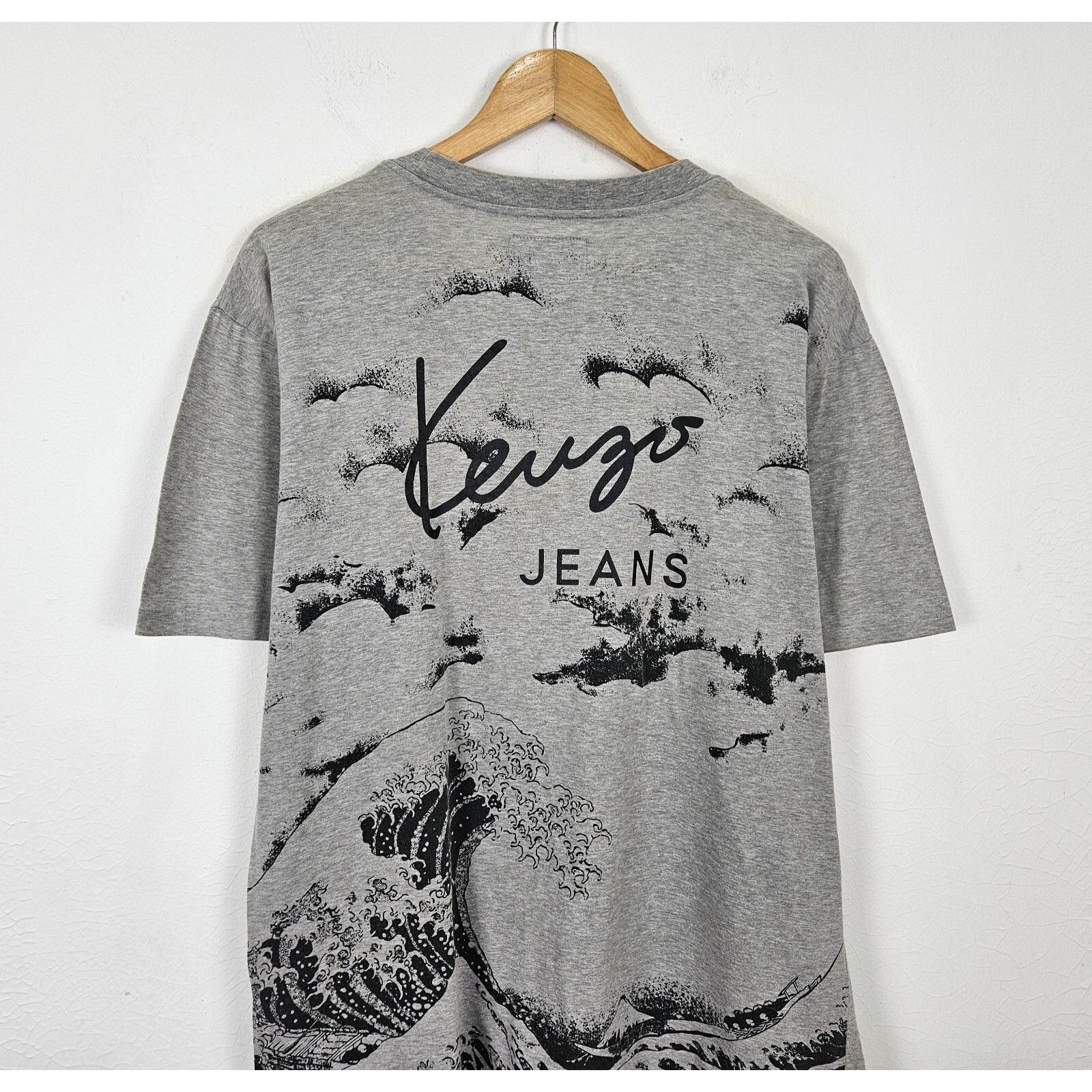 Kenzo Vintage Kenzo Jeans Wave Shirt Size US L / EU 52-54 / 3 - 3 Thumbnail