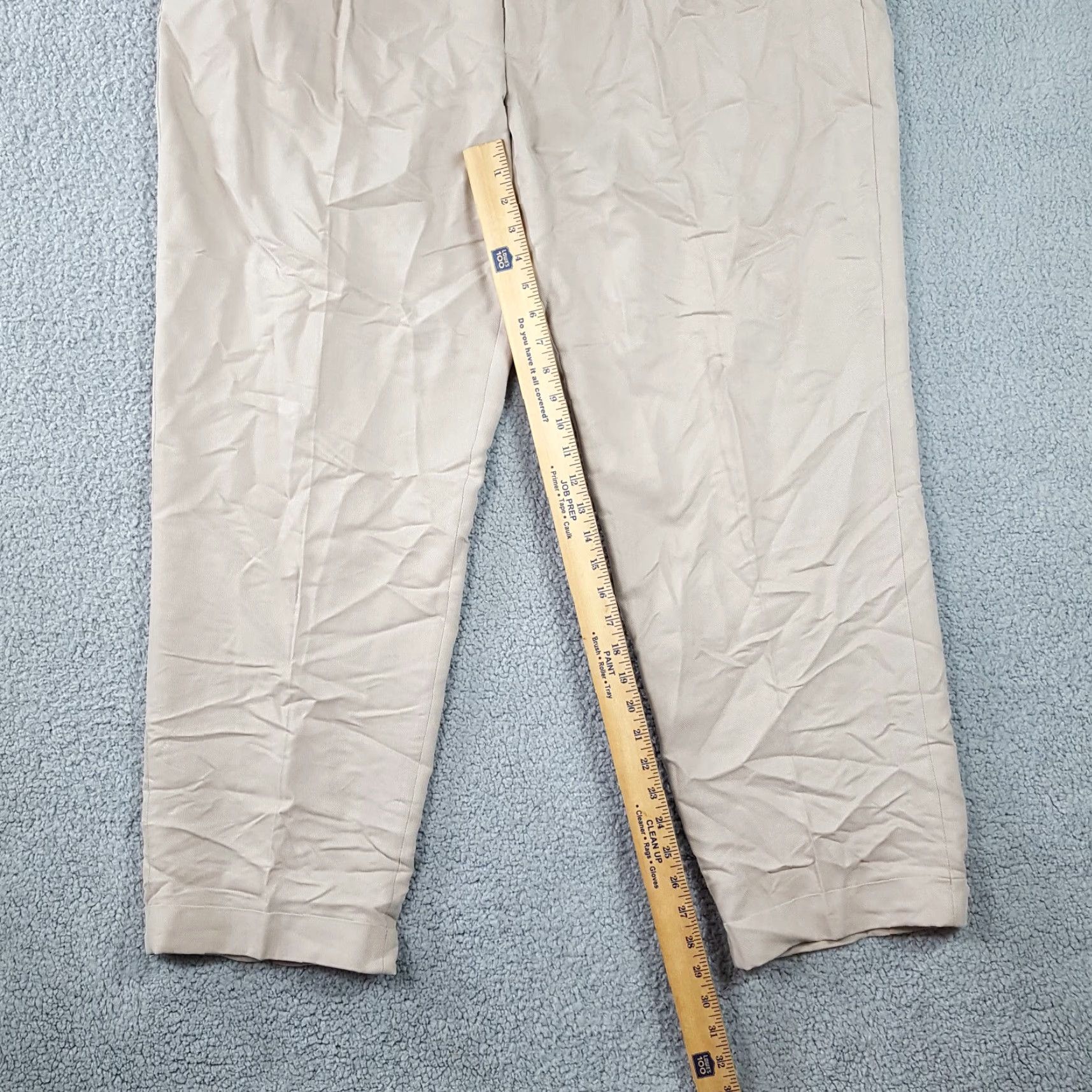 Vintage VINTAGE Tehama Pants Chino Men Beig e Knit Pleated Tapered Leg Golf Size 40x32 Athletic Preppy 90s Workwear Mens Size US 40 / EU 56 - 6 Thumbnail