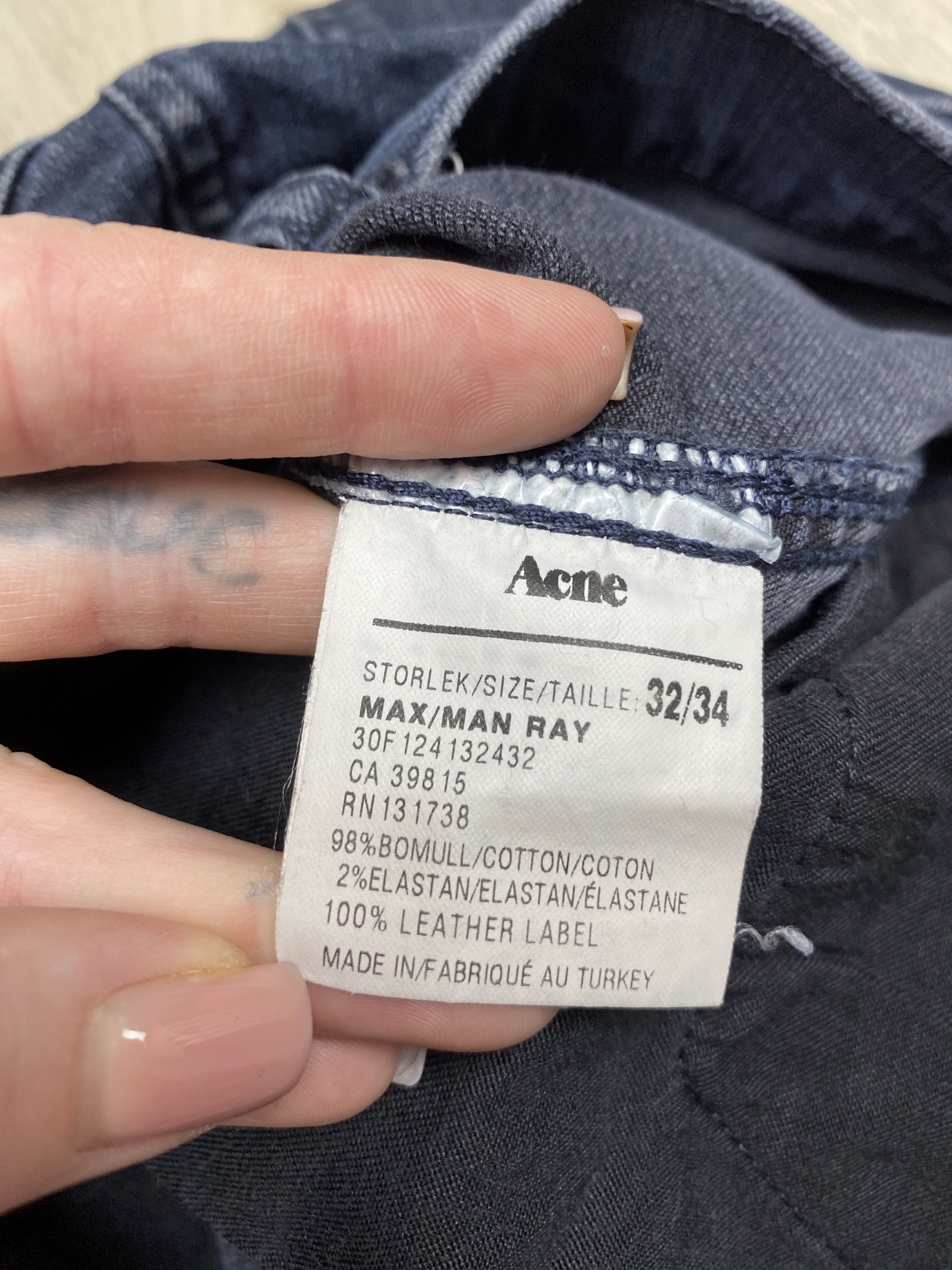 Acne Studios Acne Vintage Mens Denim Pants Jeans Size US 32 / EU 48 - 5 Thumbnail