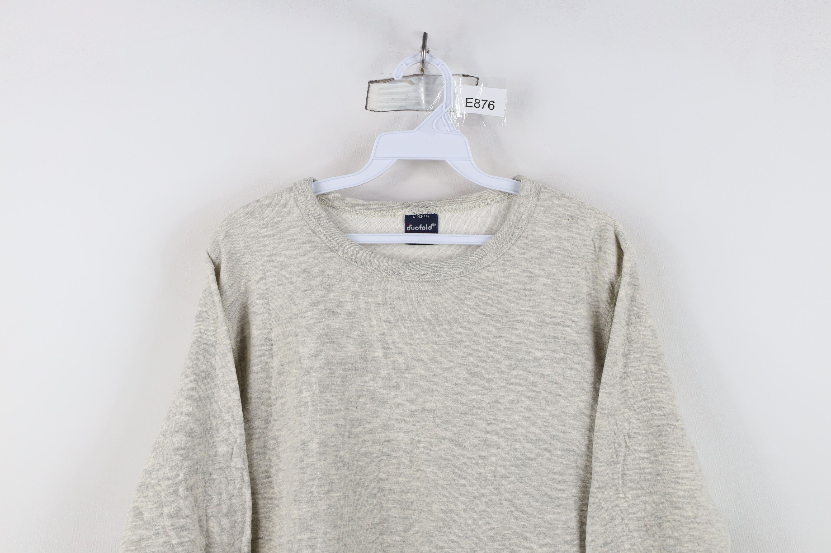 Vintage Vintage 90s Streetwear Wool Blend Thermal Knit T-Shirt USA Size US L / EU 52-54 / 3 - 2 Thumbnail
