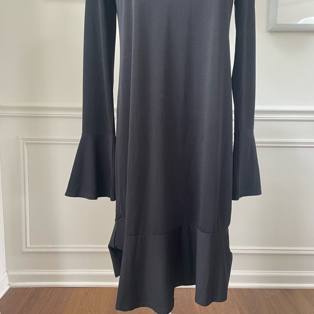 Other NWT Truly Poppy Stitch Fix Black Trumpet Sleeve Dress S Size S / US 4 / IT 40 - 2 Thumbnail