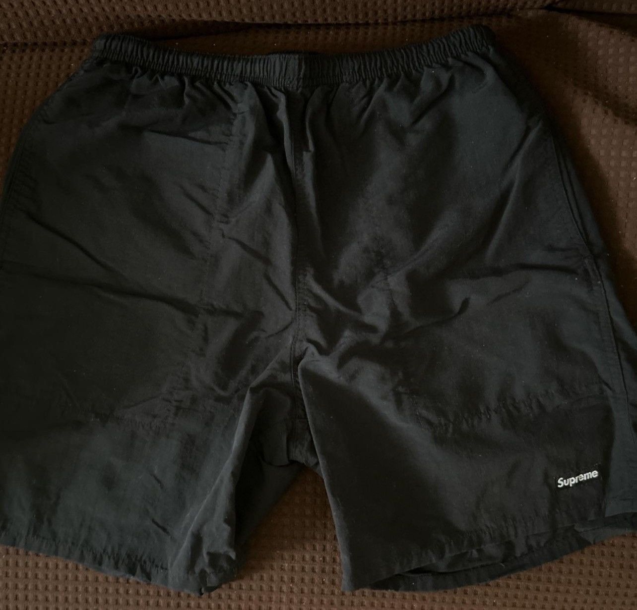 image of Supreme Nylon Shorts in Black, Men's (Size 30)