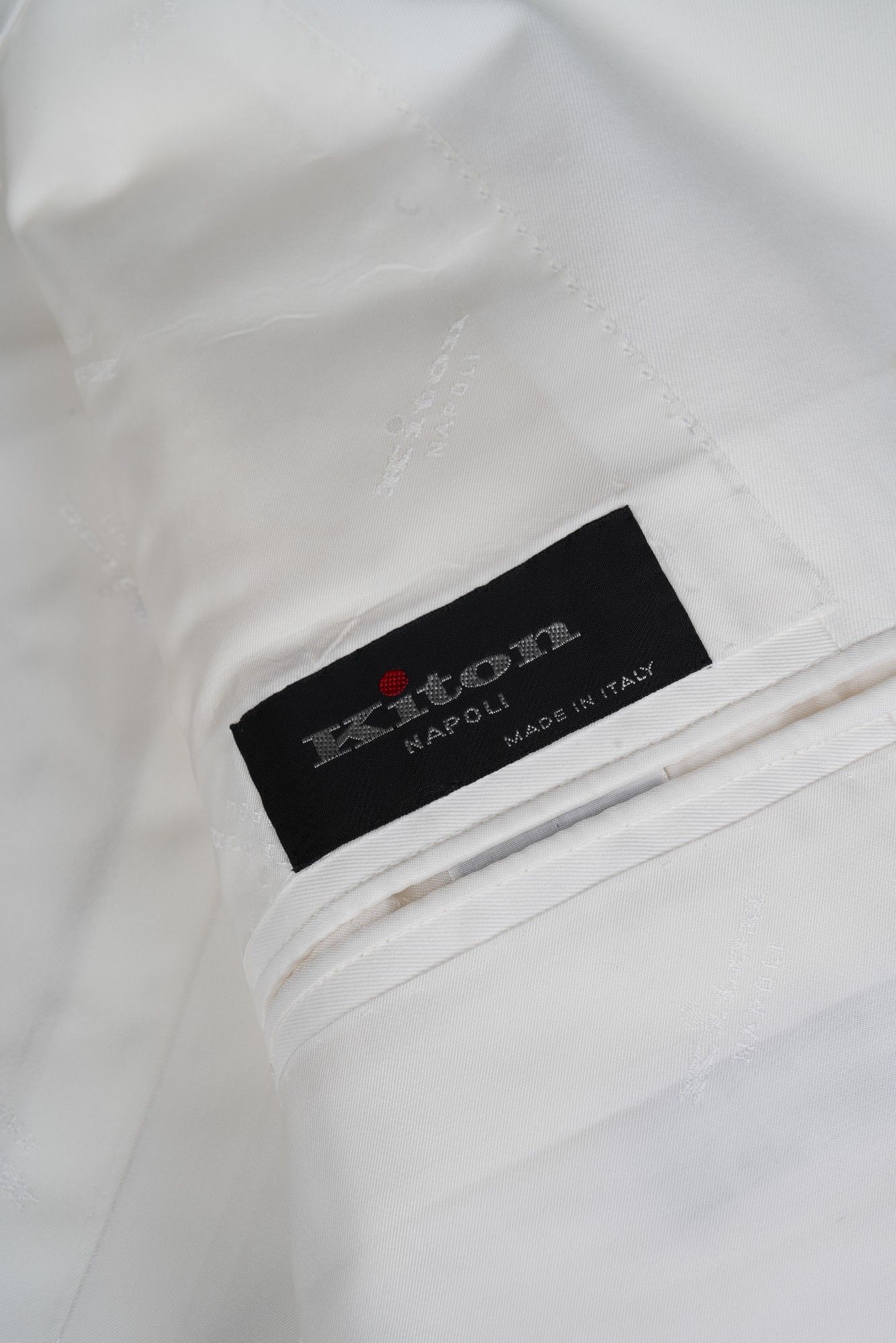 Kiton Kiton jacket blazer cotton white 54 summer new Size 44R - 7 Thumbnail