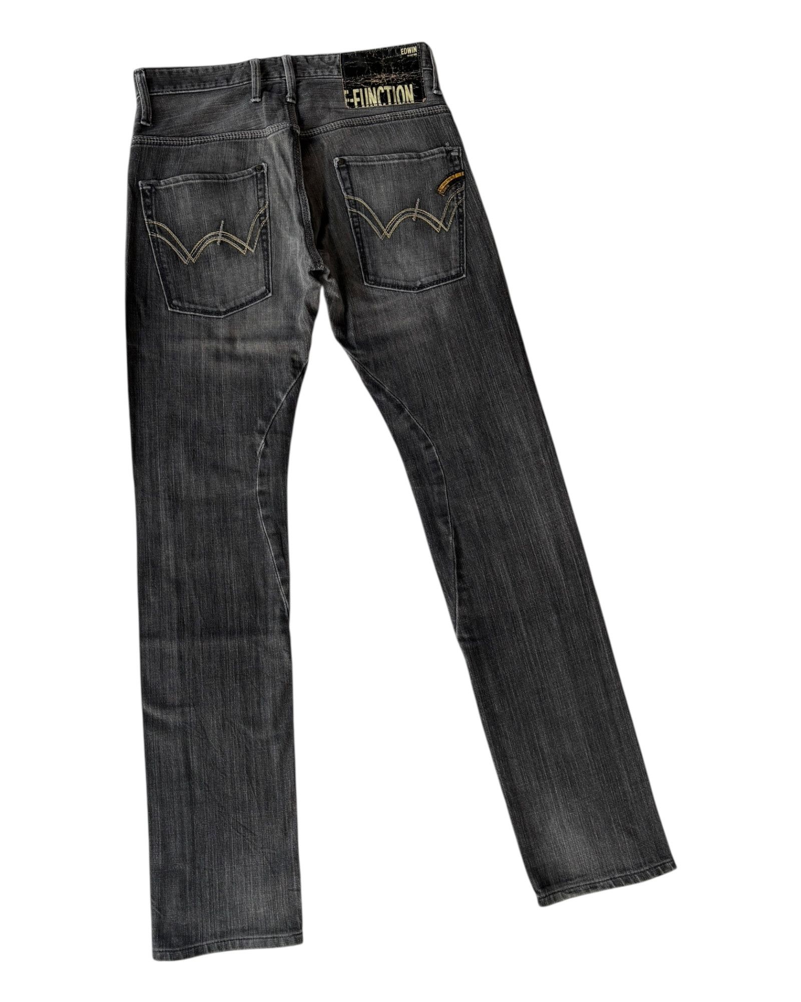 Edwin Edwin E-Function Black Faded Denim Distress Size US 30 / EU 46 - 4 Thumbnail