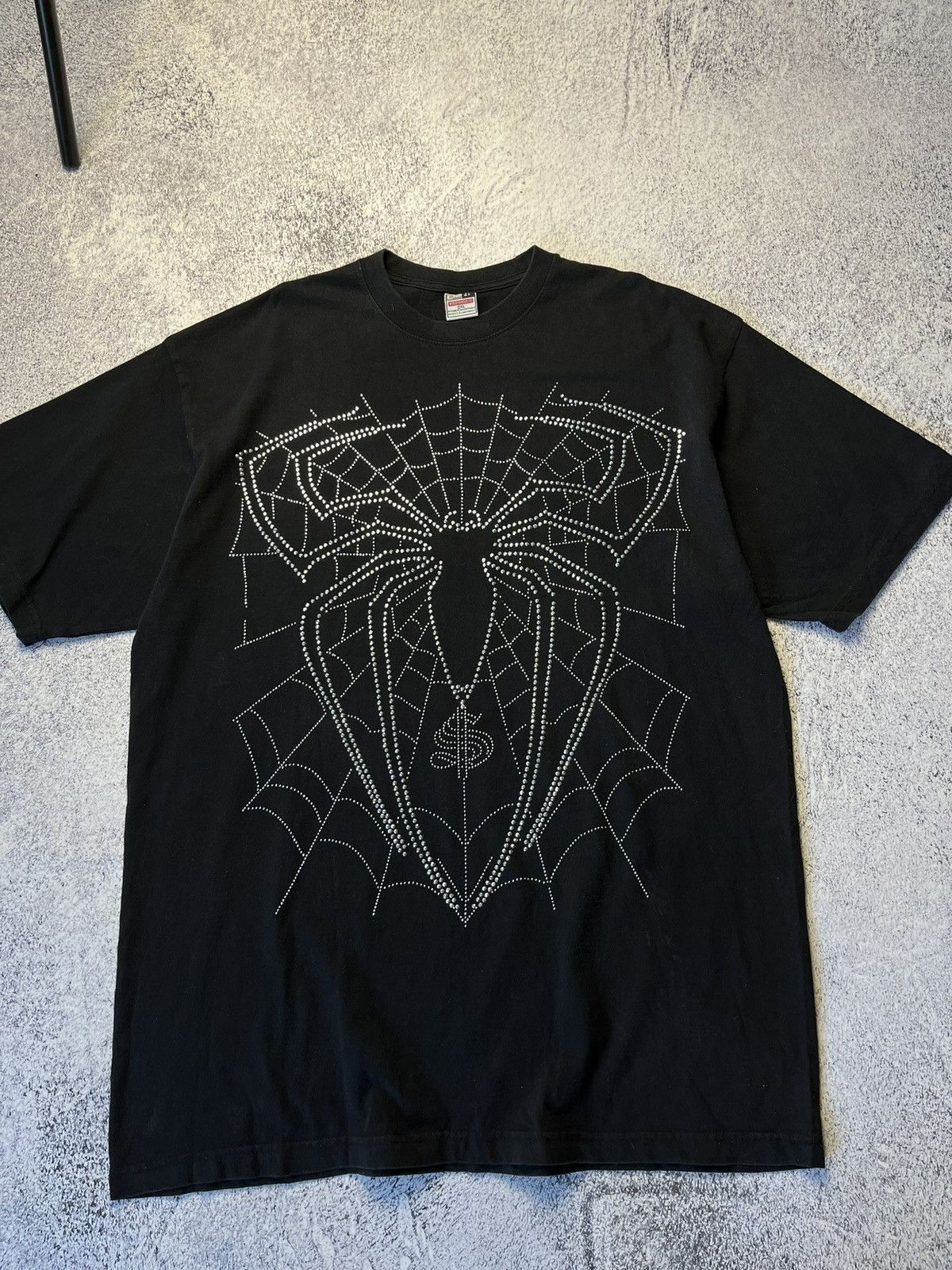 Vintage Rare Vintage Spider Big Logo T Shirt Y2K Size US XXL / EU 58 / 5 - 8 Thumbnail