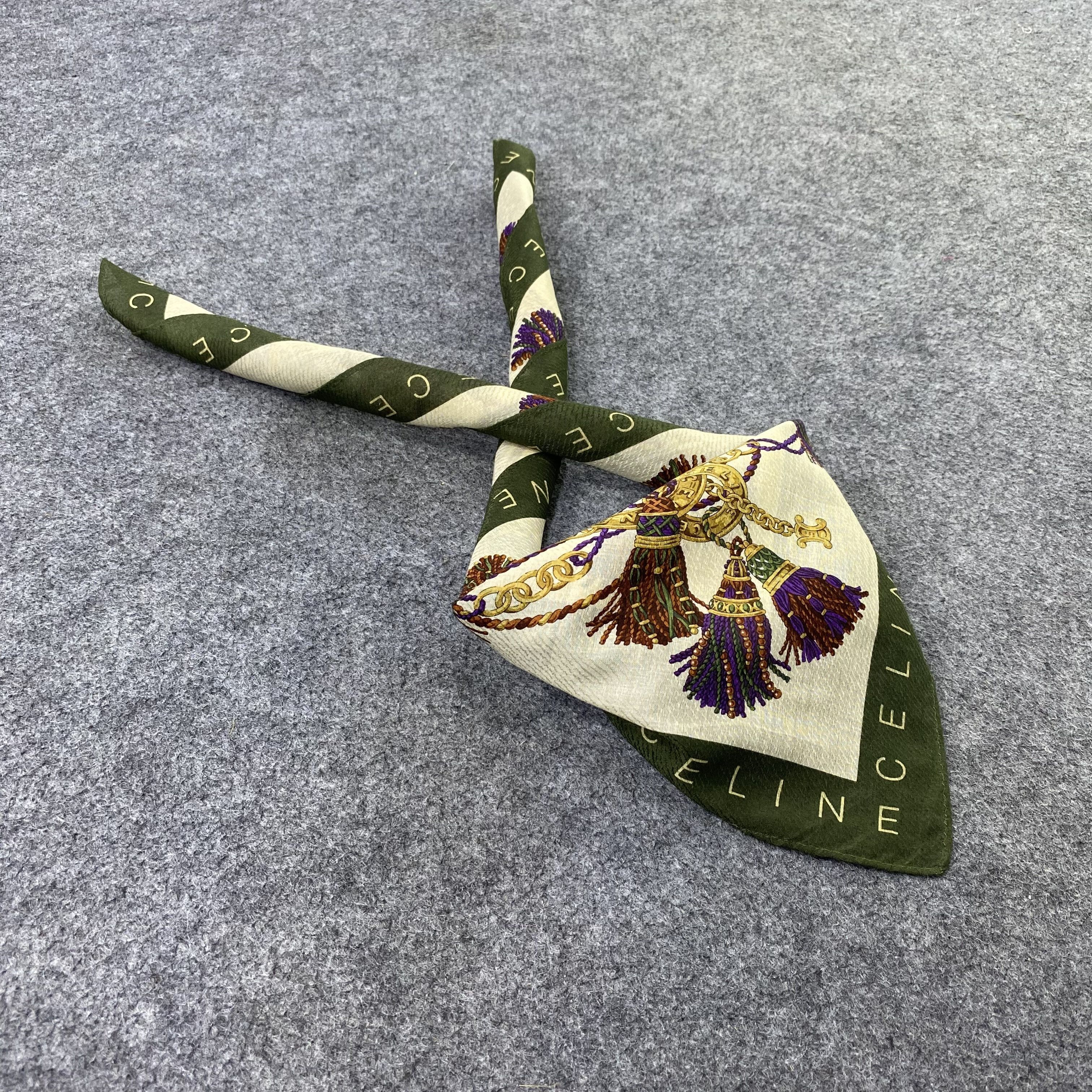 Celine Celine Handkerchief Neckerchief Bandana-B2056 Size ONE SIZE - 1 Thumbnail