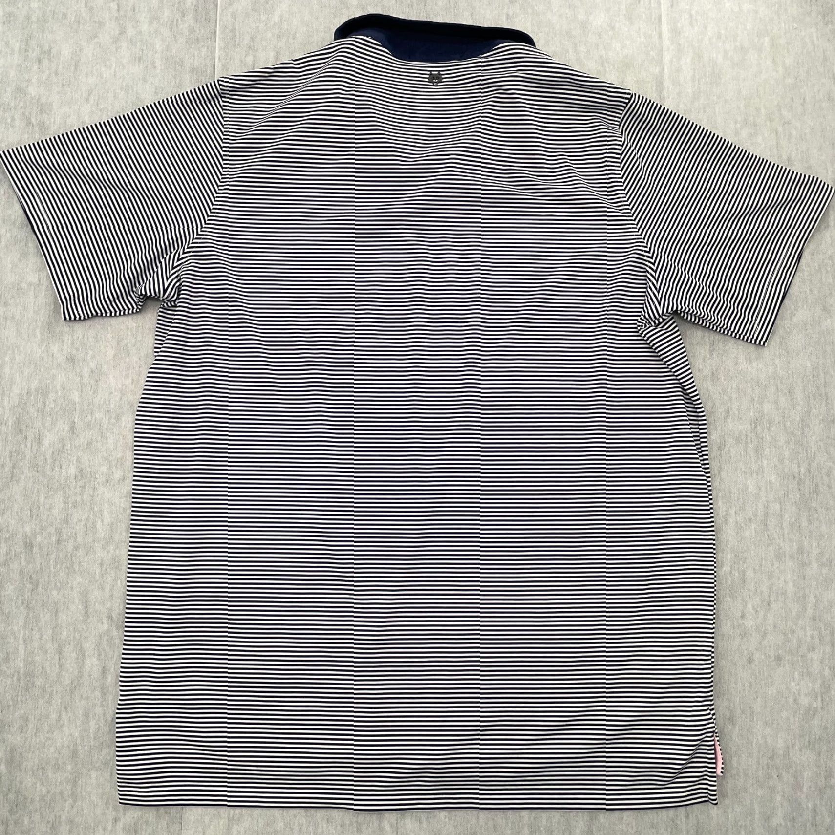 Vintage Greyson Shirt Adult XL Polo Blue Striped Logo Stretch Mens Polo XL Blue Greyson Shirt Adult XL Polo Stretch Logo Striped Blue Mens XL Size US XL / EU 56 / 4 - 2 Thumbnail