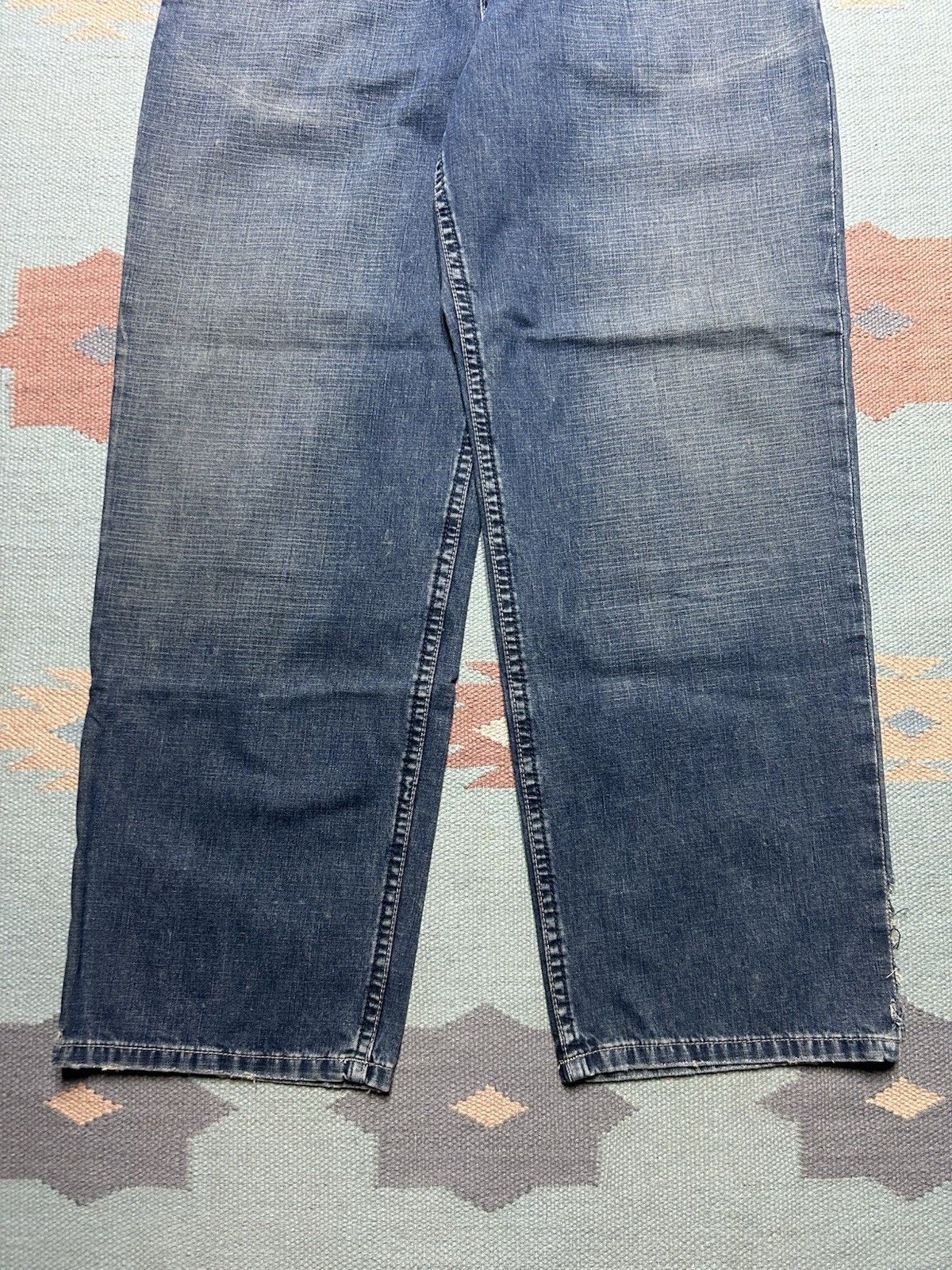 Vintage Vtg y2k old navy mechanics jeans baggy wide workwear 32x30 Size US 32 / EU 48 - 6 Thumbnail