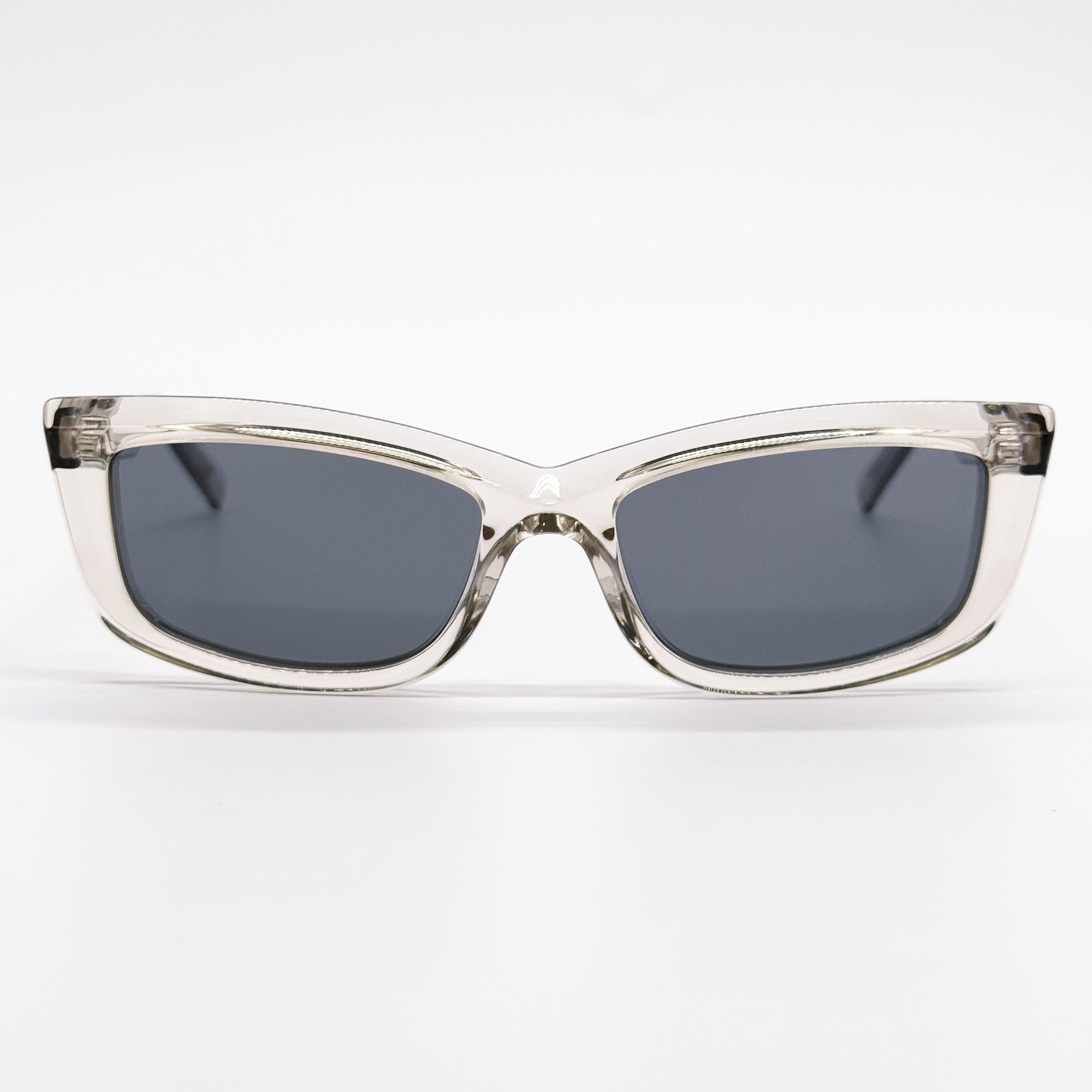Saint Laurent Paris NEW SAINT LAURENT SUNGLASSES SL658 003 TRANSPARENT GRAY WOME Size ONE SIZE - 3 Thumbnail
