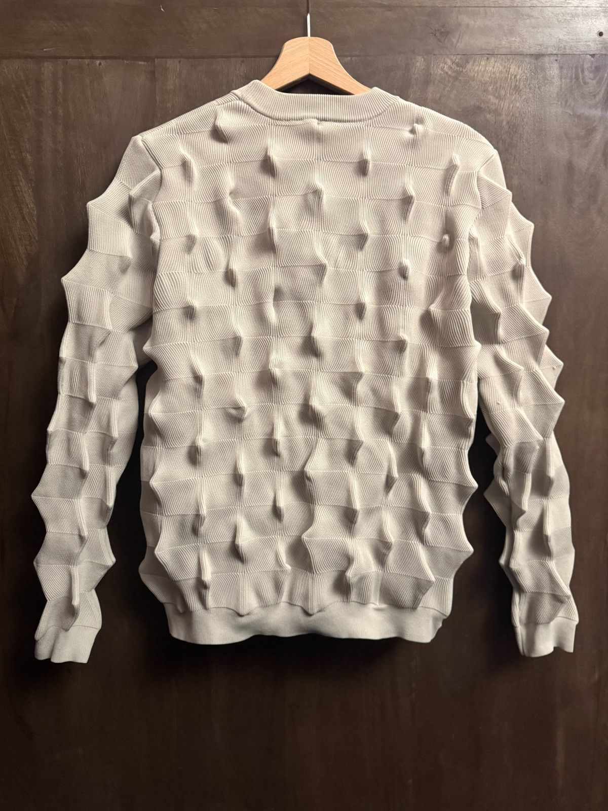 Kenzo 3D knit cactus sweater grey XS men archive Size US XS / EU 42 / 0 - 6 Thumbnail