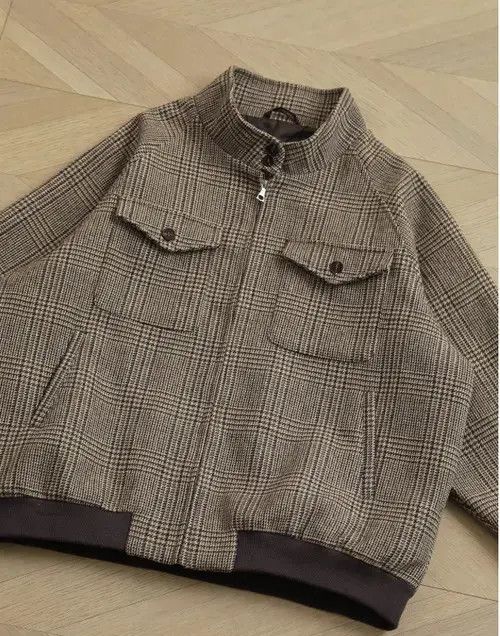 Other Koyama x Fujii Brown Checkered Jacket with Pockets Size US M / EU 48-50 / 2 - 5 Thumbnail