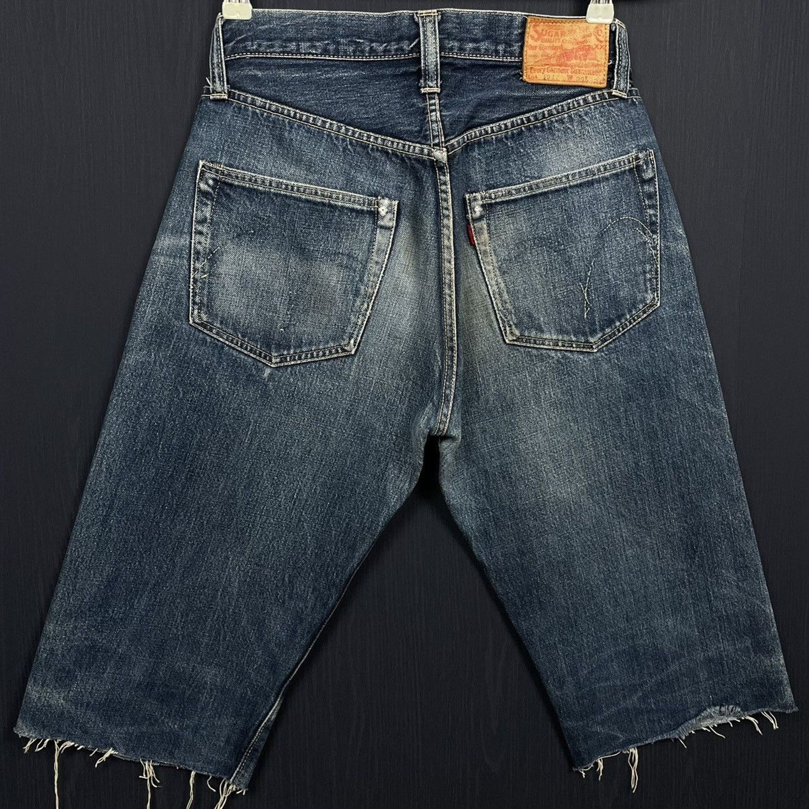 Harley Davidson × Japanese Brand × Vintage 🇯🇵VTG SUGAR CANE Stone Wash Denim Shorts Size US 29 - 5 Thumbnail