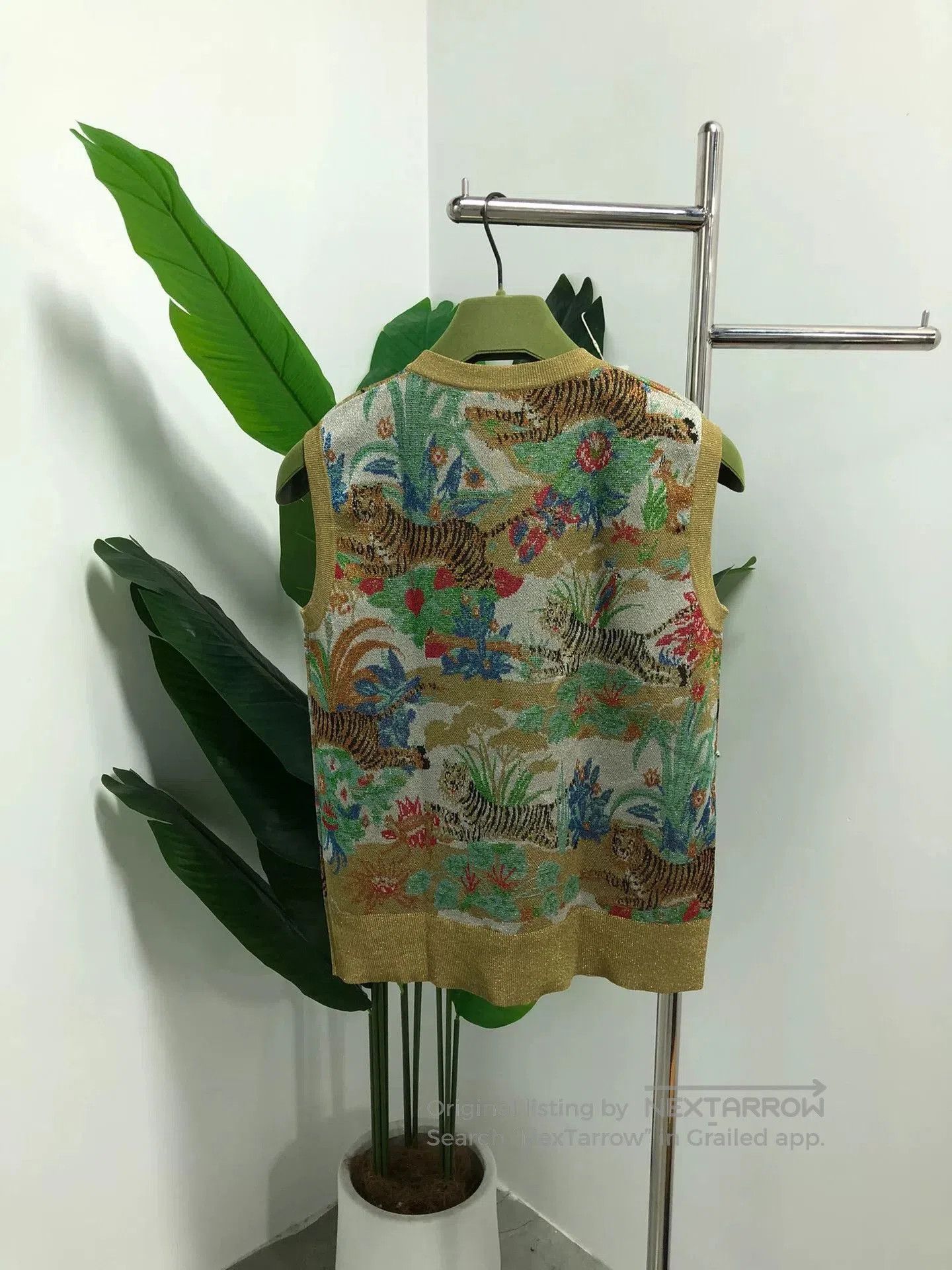 Gucci Gucci Tiger Head Pattern Vest for Women. Size S / US 4 / IT 40 - 2 Thumbnail