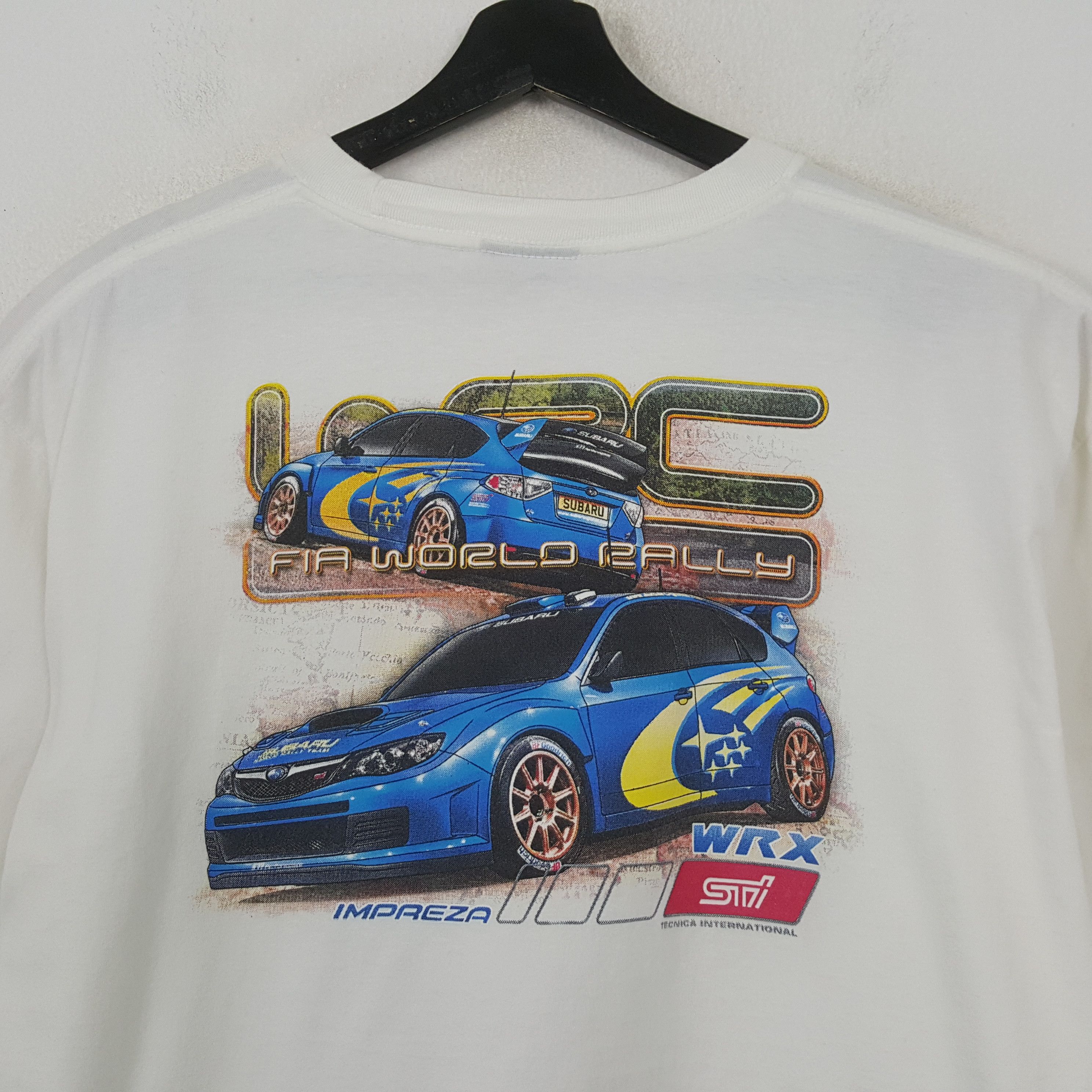 Vintage Subaru Impreza Japanese Motorsports Tshirt RR1 Size US XL / EU 56 / 4 - 2 Thumbnail