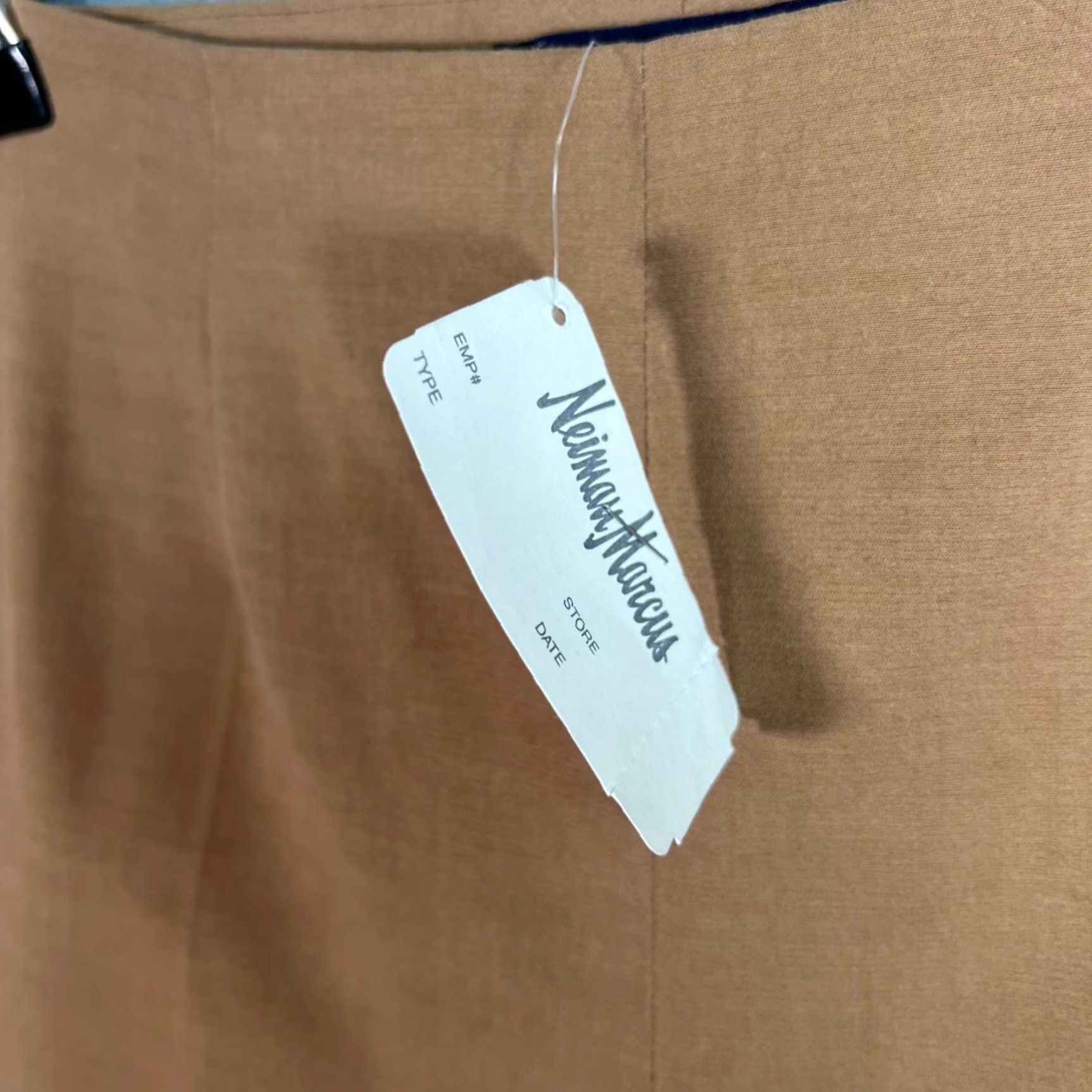 Piazza Sempione Piazza Sempione Pants Women Dress Pants High-Waist 26 Camel Wool Elastane Straight 25in Inseam Made In Italy Size 26" / US 2 / IT 38 - 5 Thumbnail