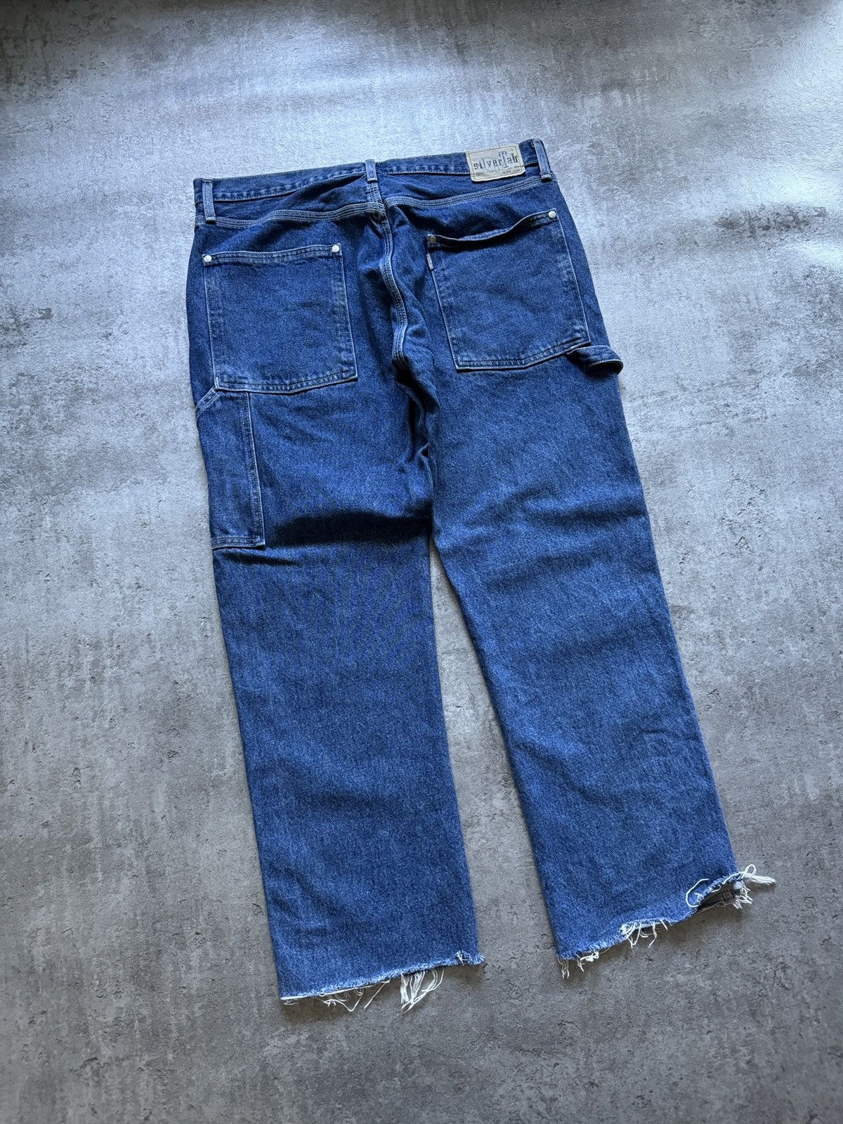 Japanese Brand × Levi's × Vintage Levi’s Silver Tab Carpenter baggy jeans 90s vintage rap Size US 34 / EU 50 - 2 Thumbnail