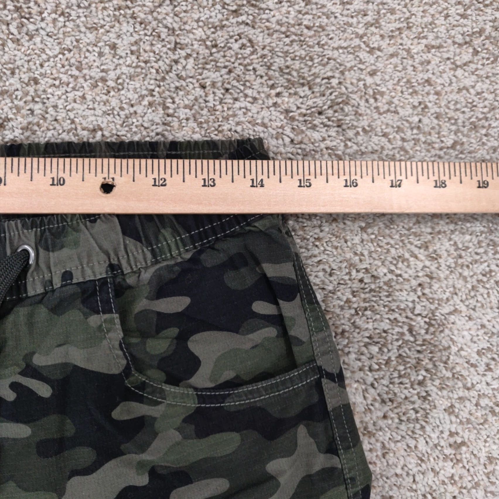 Vintage BYLT Men’s Jogger Pants Small Green Camo Athletic Stretch Casual Tapered Inseam 30 Ripstop Size US 29 - 6 Thumbnail