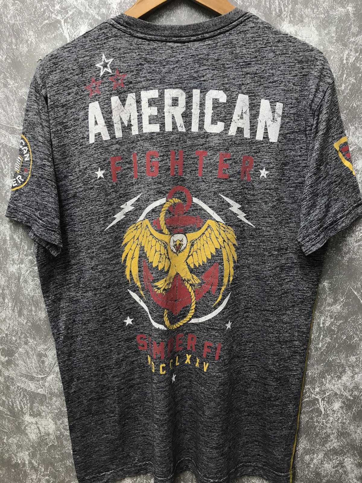 Affliction × Helix × Southpole American Fighter Affliction Eagle Y2K Graphic Tee Size US L / EU 52-54 / 3 - 2 Thumbnail