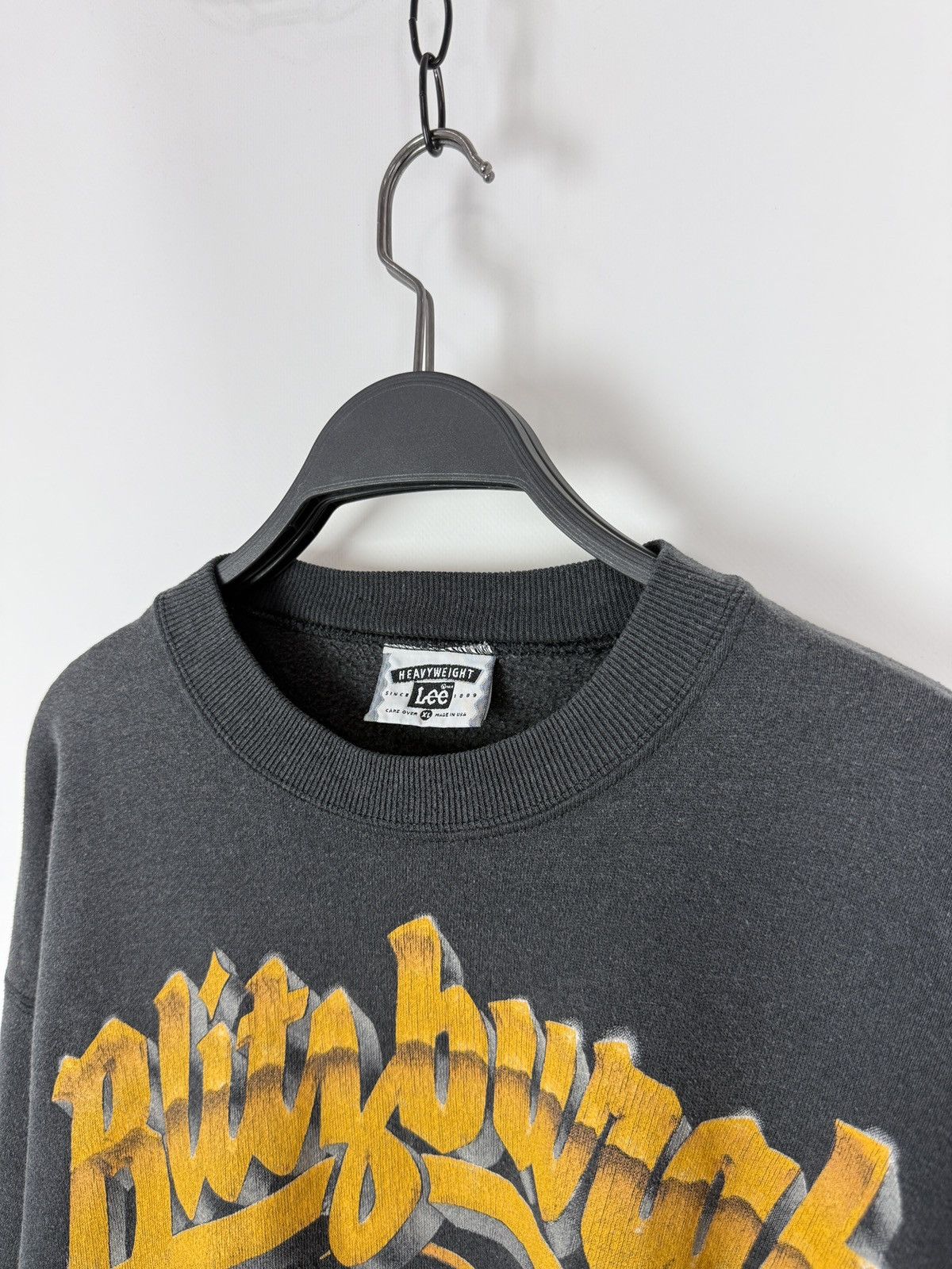 Vintage 1994 Vintage Lee NFL Steelers Blitzburgh Graphic Sweatshirt Size US XL / EU 56 / 4 - 2 Thumbnail