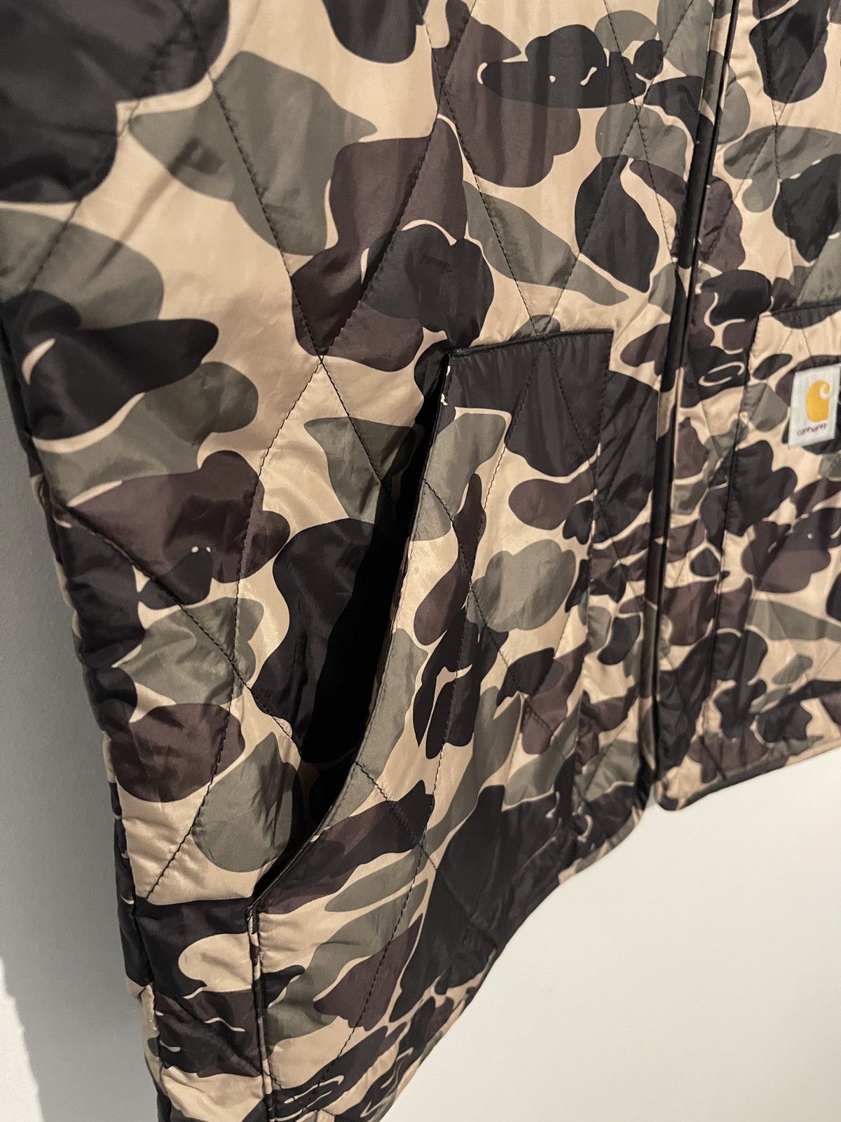 Carhartt × Vintage Carhartt Camp Vest Camo Size US XL / EU 56 / 4 - 5 Thumbnail