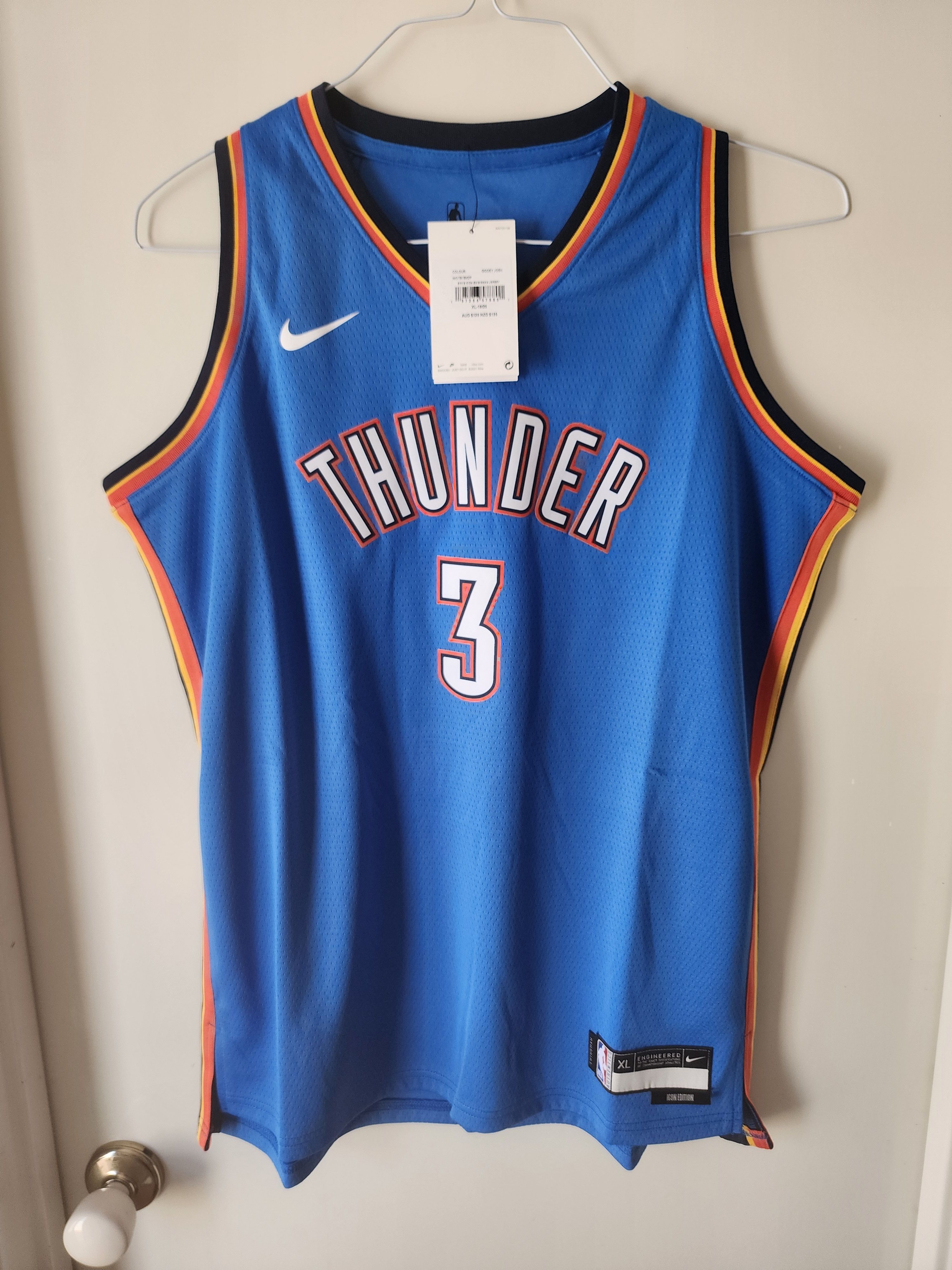 Josh Giddey OKC Thunder Nike Icon Edition NBA Jersey