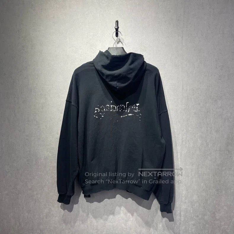 Balenciaga Balenciaga Coke Hand-Drawn Logo Printed Hooded Sweatshirt Size US S / EU 44-46 / 1 - 2 Thumbnail