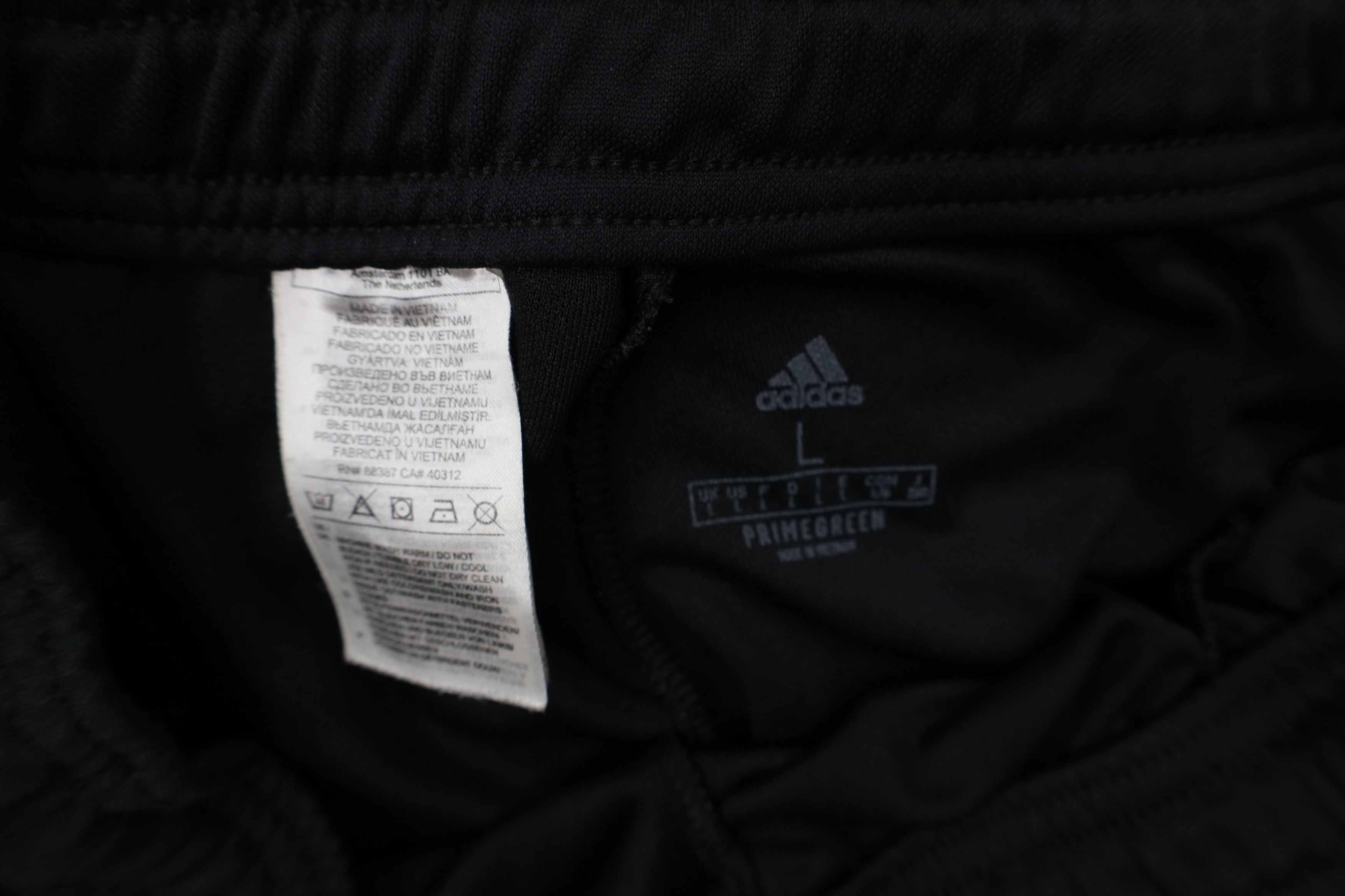 Adidas Adidas Spell Striped Tapered Leg Soccer Warm Up Pants Black Size US 36 / EU 52 - 9 Thumbnail
