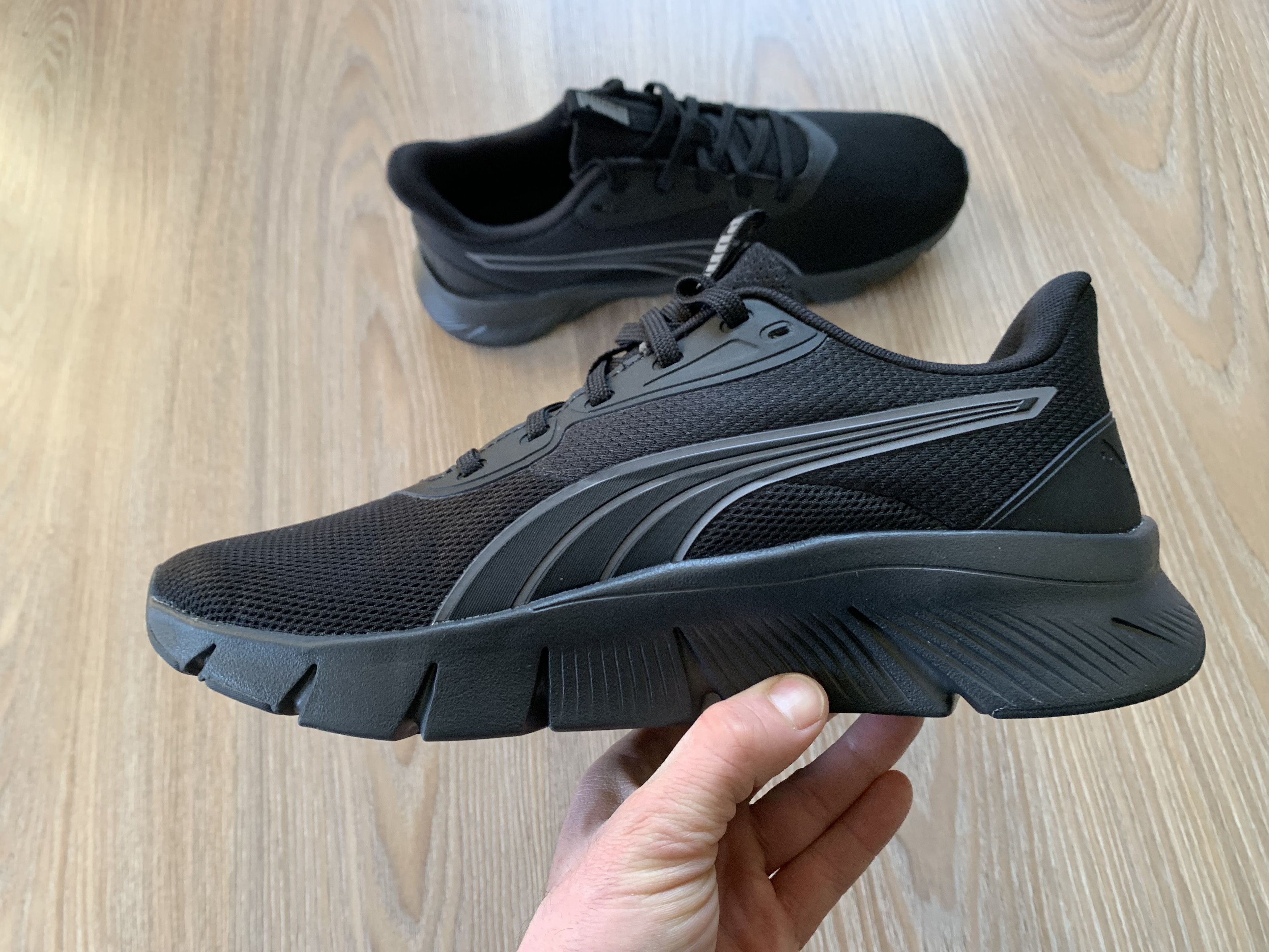 Puma Mens Puma Flex Focus Lite Modern Black Sneakers Size US 9.5 / EU 42-43 - 5 Thumbnail
