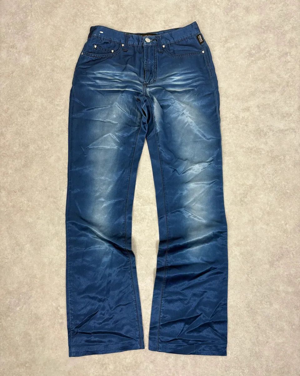 Versace 2000s Versace Royal Blue Faded Pants Size 25" / US 0 / IT 36 - 4 Thumbnail