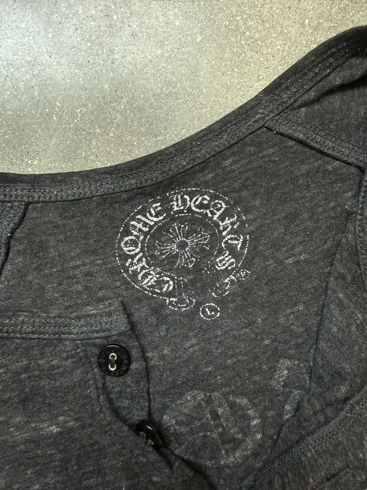 Chrome Hearts Vintage Chrome Hearts Henley Size US M / EU 48-50 / 2 - 3 Thumbnail