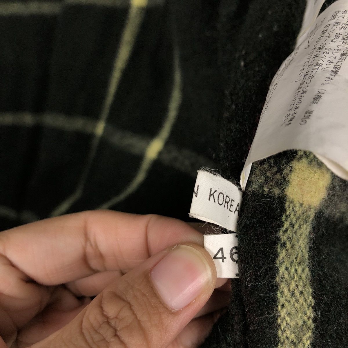 Issey Miyake 📌Vintage Genuine Leather Jacket Flare Blanket Tartan Design Size US M / EU 48-50 / 2 - 25 Thumbnail