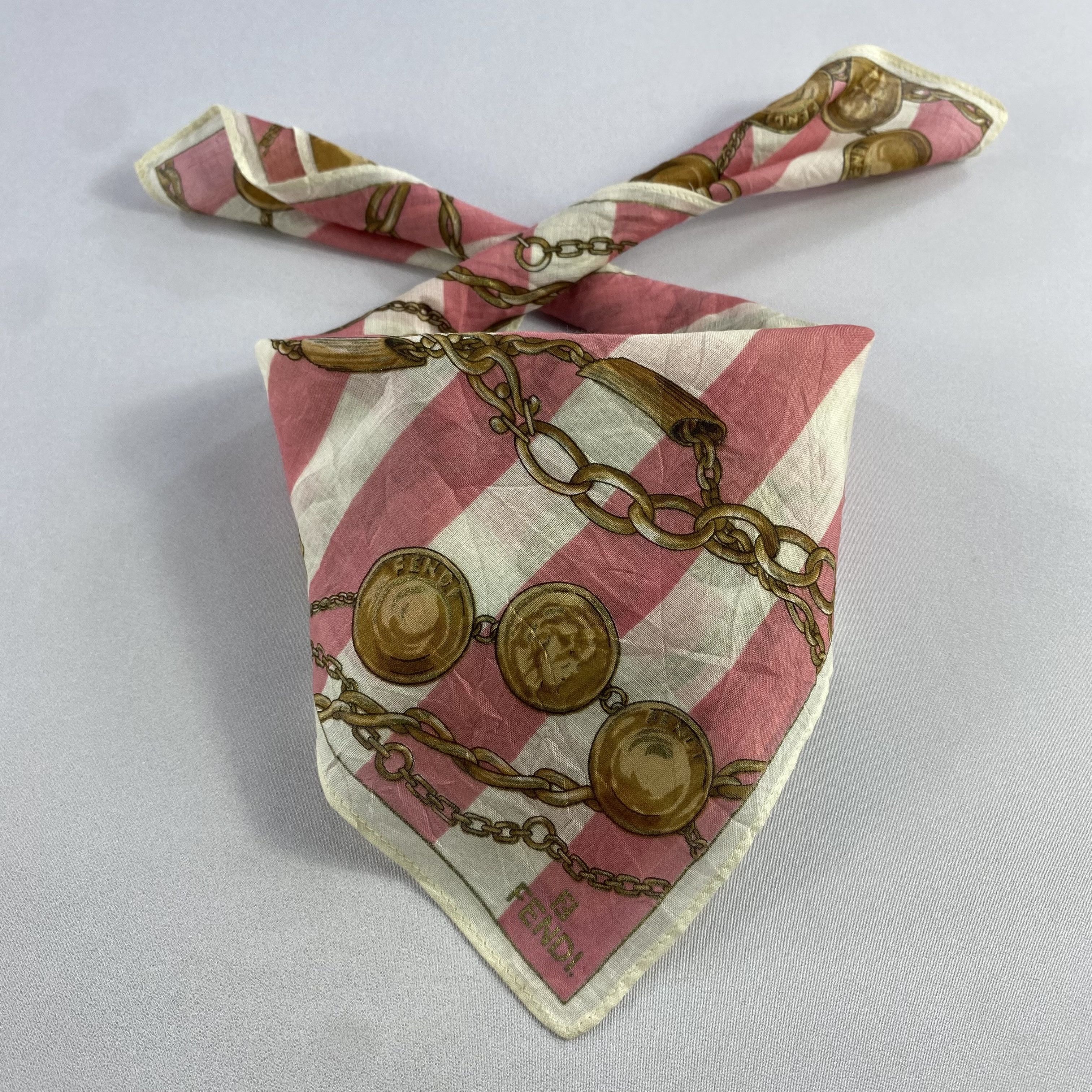 Vintage Fendi Bandana/ Handkerchief / Neckerchief Size ONE SIZE - 1 Thumbnail