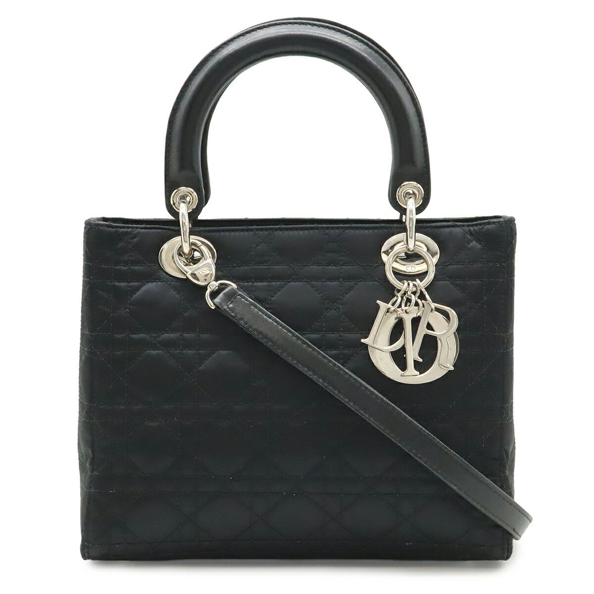 Dior Dior Christian Dior Lady Dior 2way bag Textile Handbag DUTY FREE for USA Size ONE SIZE - 1 Thumbnail