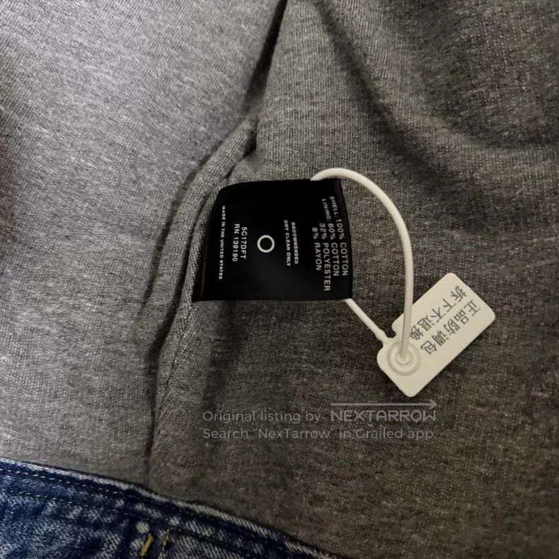 Fear of God Fear of God Denim patchwork hoodie Size US M / EU 48-50 / 2 - 5 Thumbnail