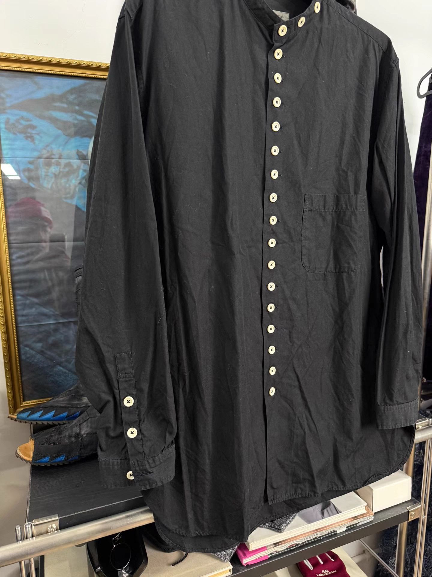Yohji Yamamoto Yohji Yamamoto Pour Homme Multi-Button Shirt K20 Size US L / EU 52-54 / 3 - 4 Thumbnail