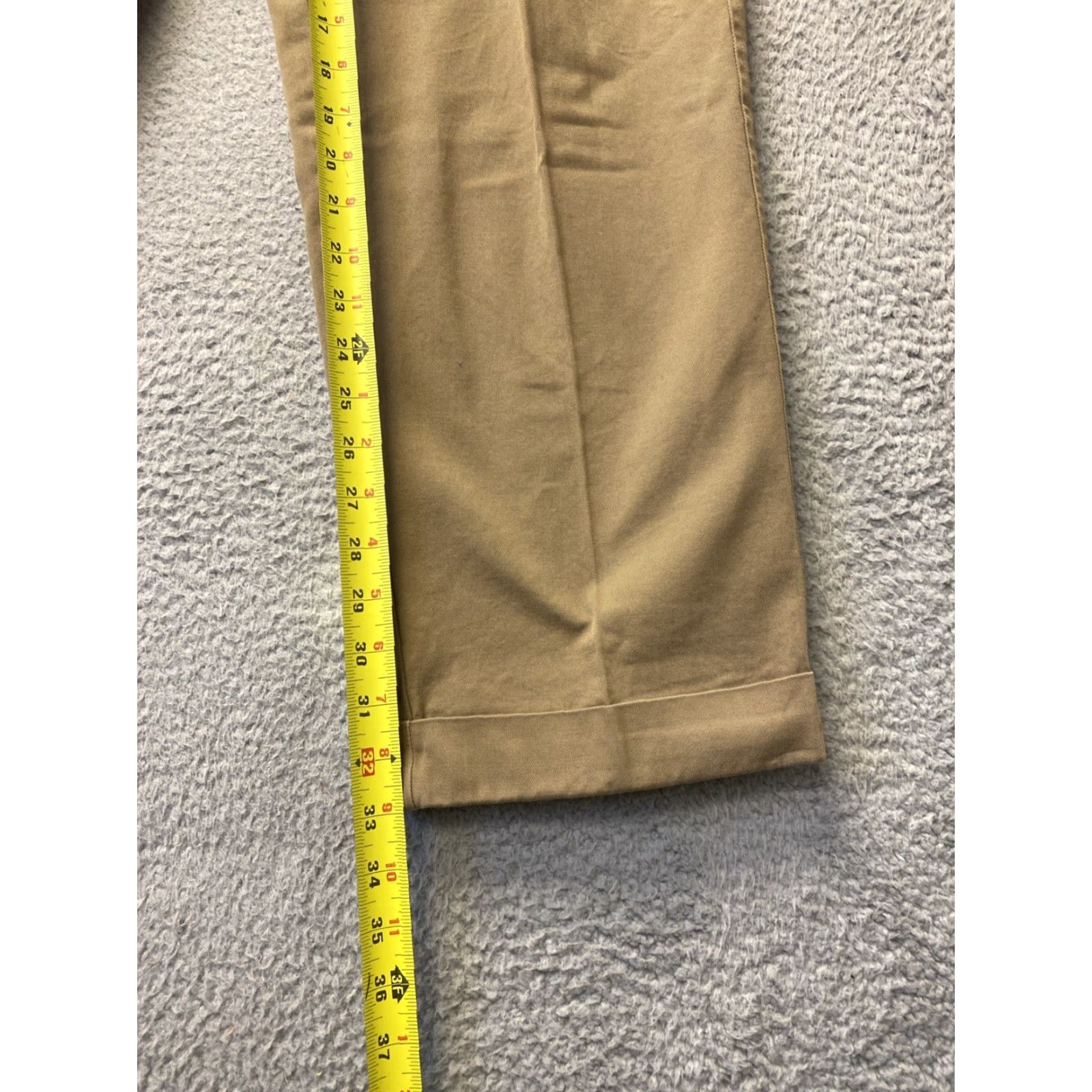 Cremieux Daniel Cremieux Chino Pants Mens 34x33 Light Blue 0104 Flat Front Stretch Cotton Canvas Regular Straight Retro? Size US 34 / EU 50 - 7 Thumbnail